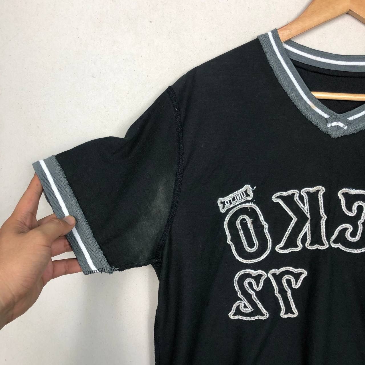 Ecko Unltd. Cyber Y2K ECKO UNLTD 72 Black Hockey Jersey Size US L / EU 52-54 / 3 - 9 Thumbnail