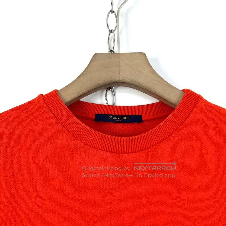 Louis Vuitton Louis Vuitton Red dark lines full logo short sleeve Size US XS / EU 42 / 0 - 3 Thumbnail