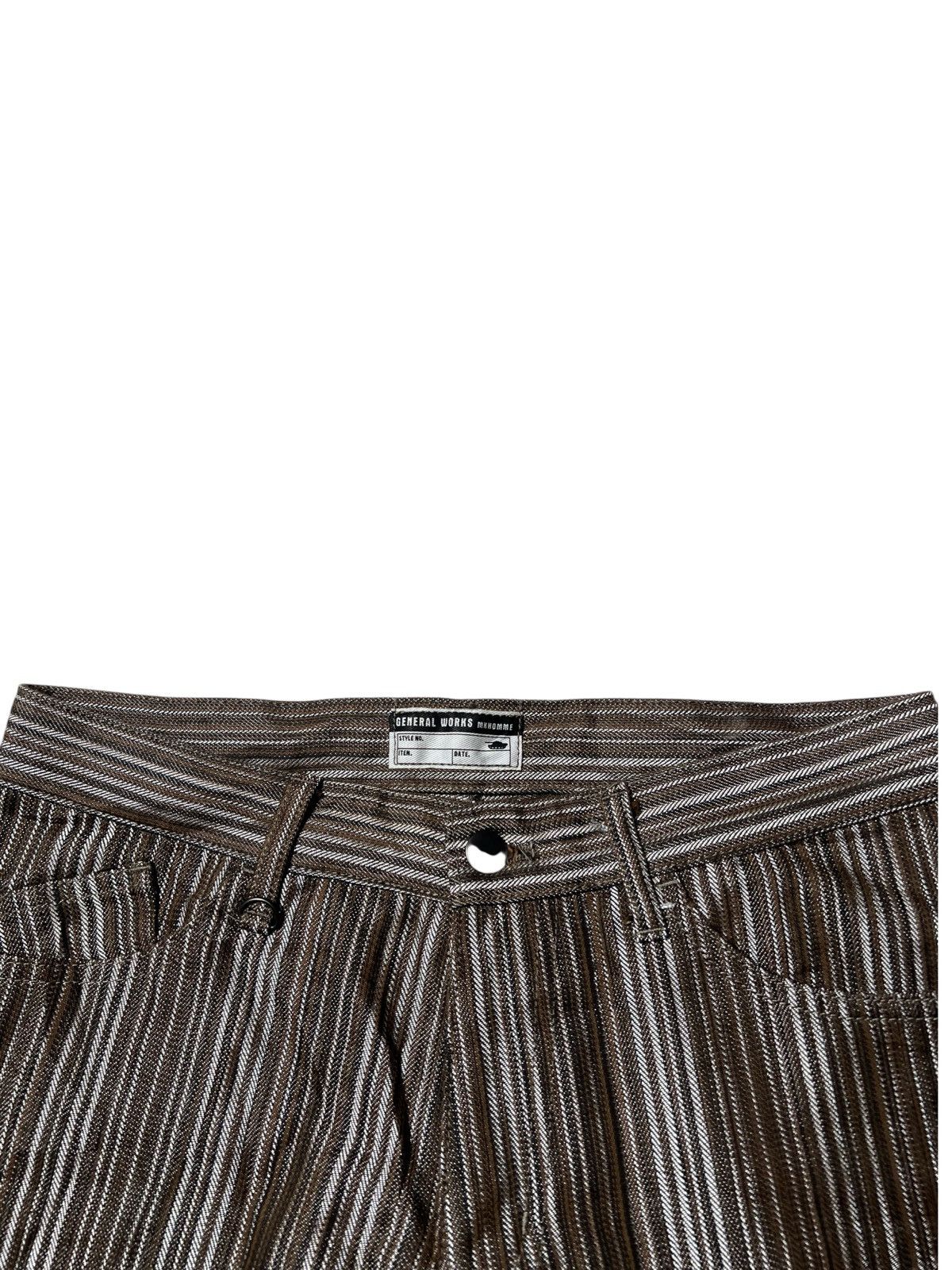 Japanese Brand Michel Klein Homme Paris Japanese Brand Stripe Pants Size US 30 / EU 46 - 3 Thumbnail