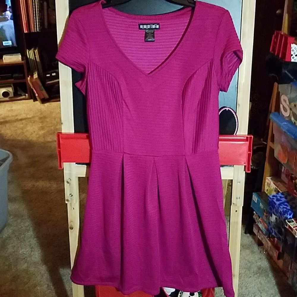 Other Paper Doll Large Raspberry Dress Size L / US 10 / IT 46 - 1 Thumbnail