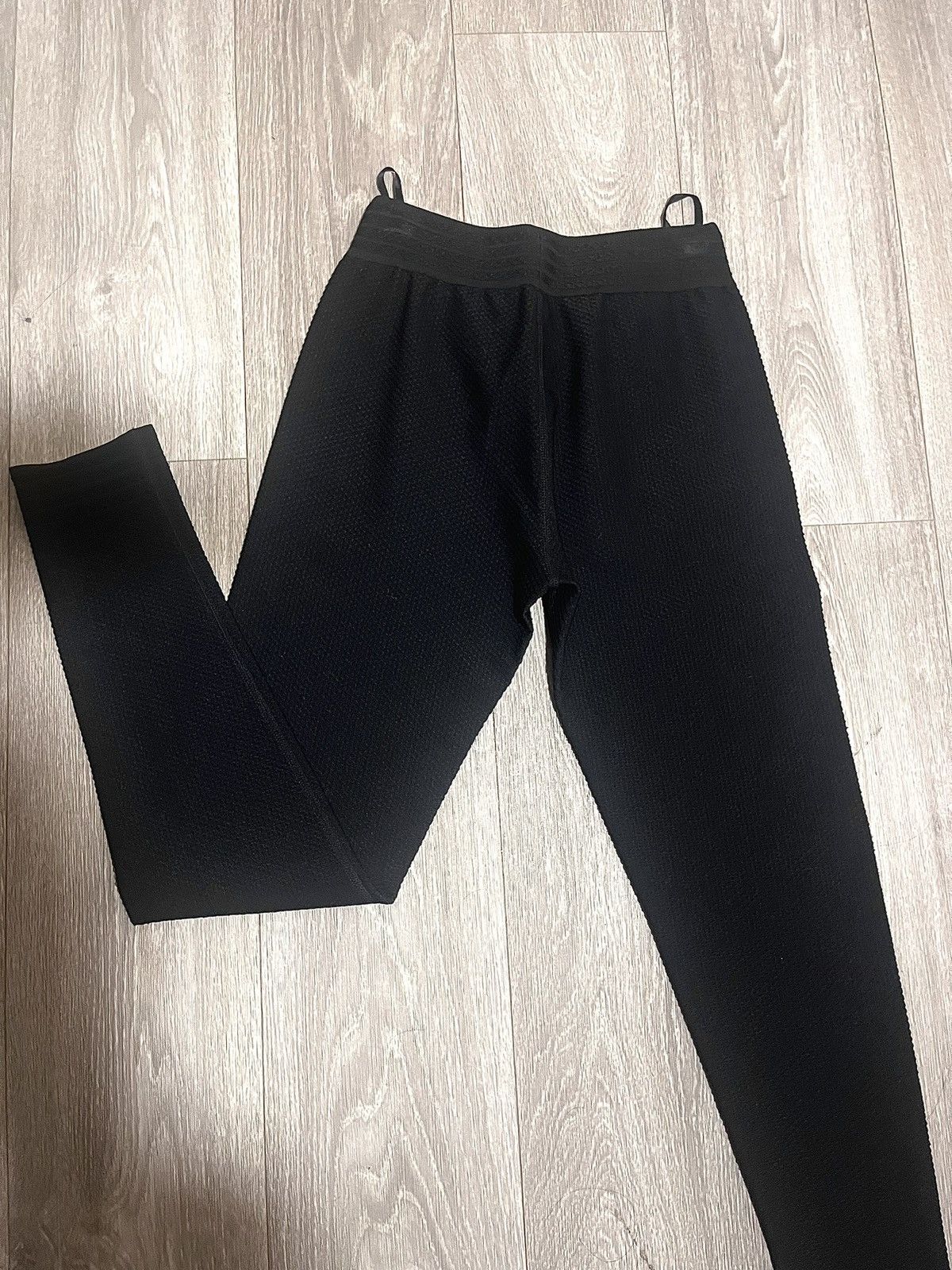 Alaia Alaia Black Knit Leggings High Waist Stretch Pants Size 38 Size 27" / US 4 / IT 40 - 7 Thumbnail