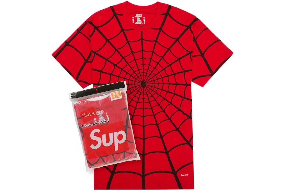Supreme Supreme / Hanes spider-man tee (2 pack) Size US M / EU 48-50 / 2 - 1 Thumbnail
