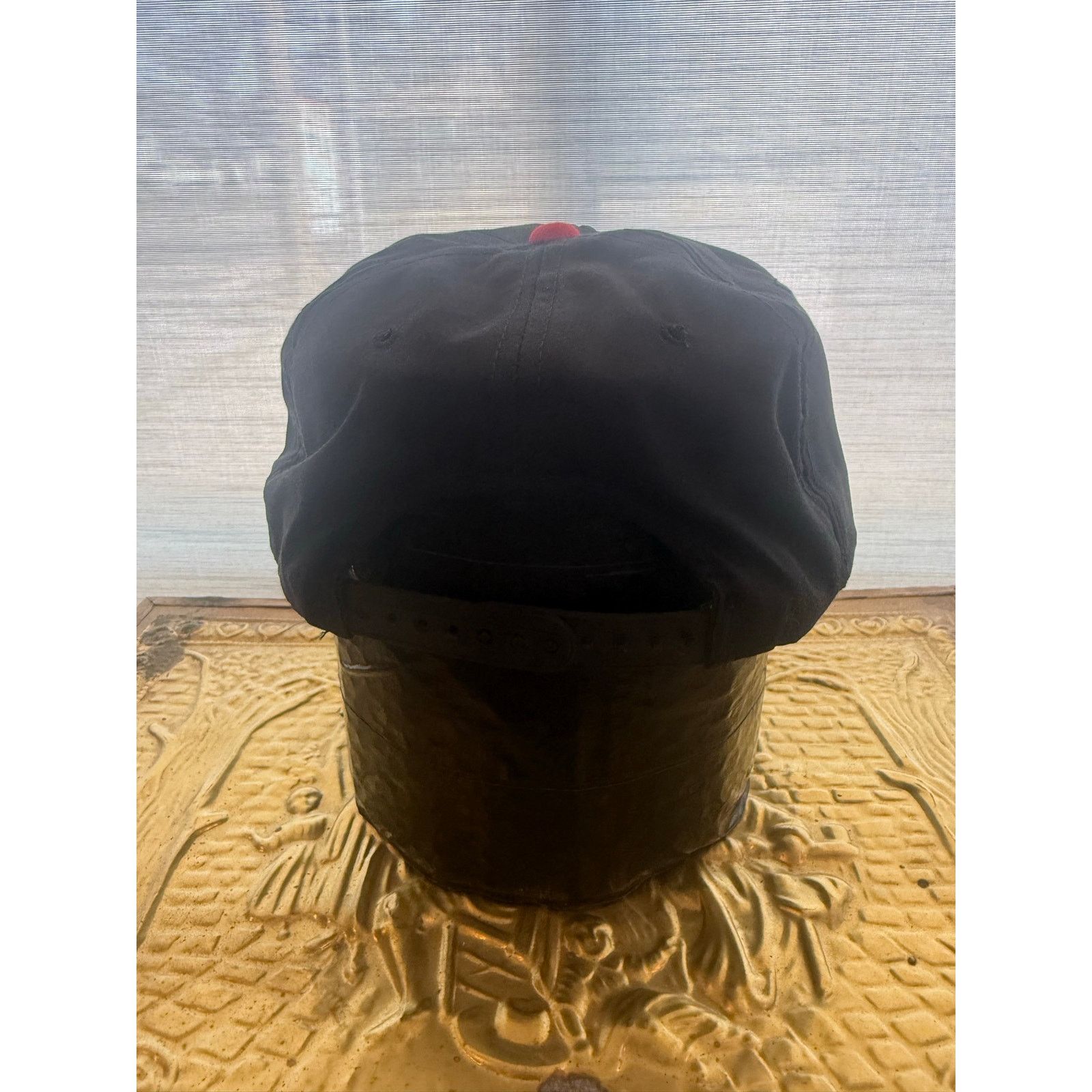 Justin Boots Justin Boots Red Rope Trim Snap Back Hat Size ONE SIZE - 3 Thumbnail