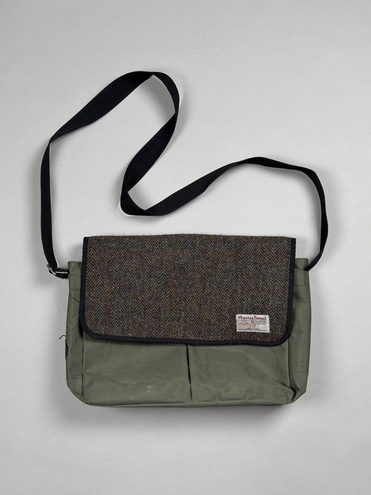 Harris Tweed Harris Tweed Wool Messenger Crossbody Shoulder Bag Size ONE SIZE - 4 Thumbnail