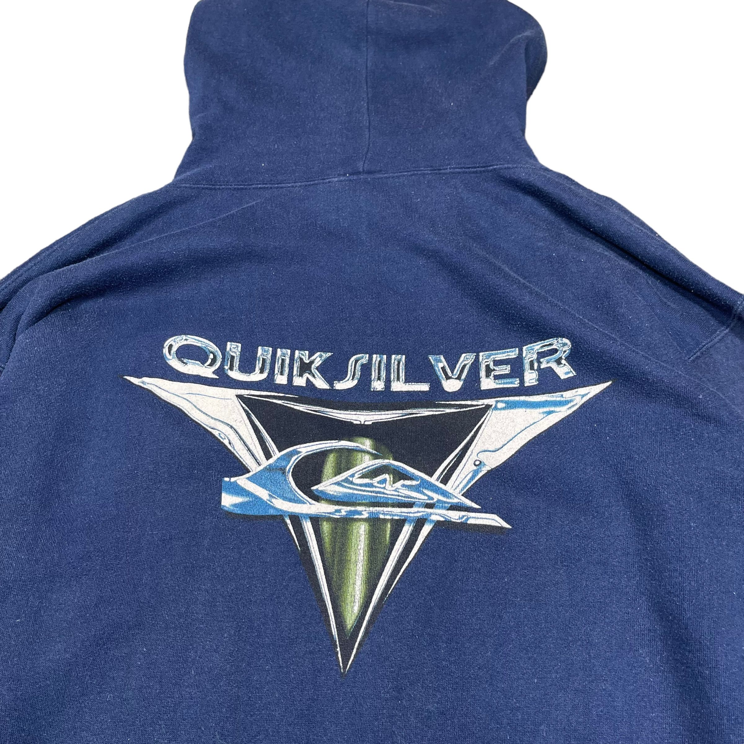 Quiksilver Quiksilver Vintage 1990 3D Graphic Sun Faded Oversize Hoodie Size US L / EU 52-54 / 3 - 3 Thumbnail
