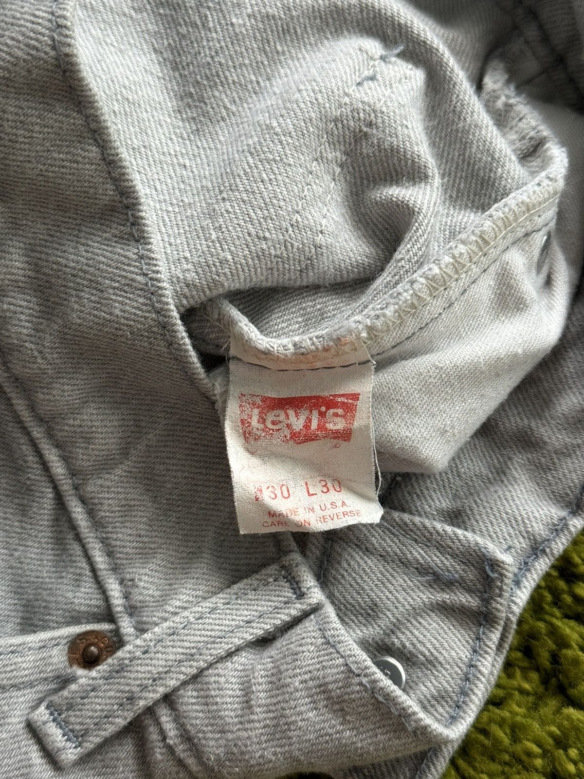 Levi's × Levi's Vintage Clothing × Vintage Levi’s 90s vintage black tab jeans denim Size 27" / US 4 / IT 40 - 7 Thumbnail