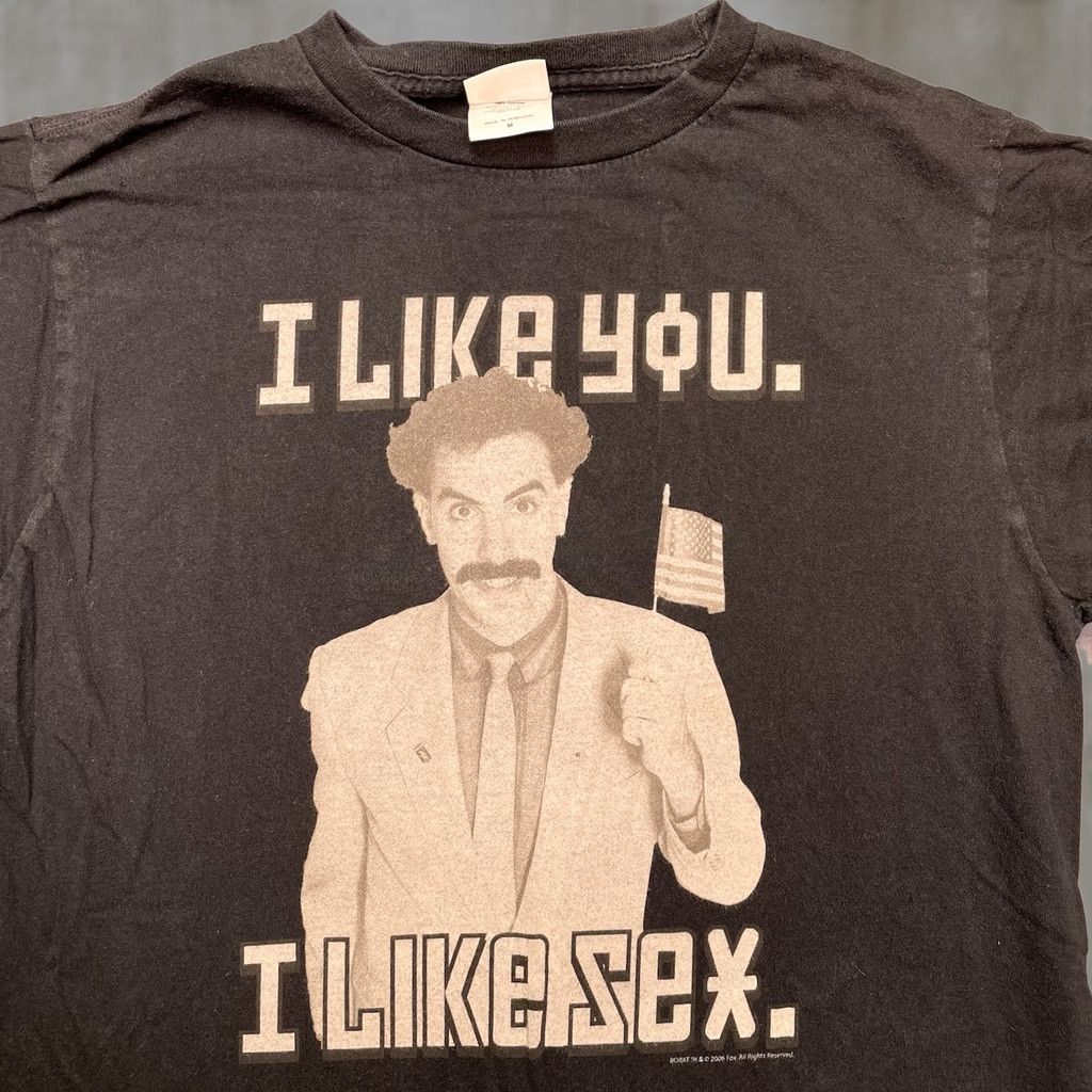 Etro VINTAGE Borat Movie Promo Shirt Medium Y2K 2006 Retro Fox Black Men’s Size US M / EU 48-50 / 2 - 1 Thumbnail
