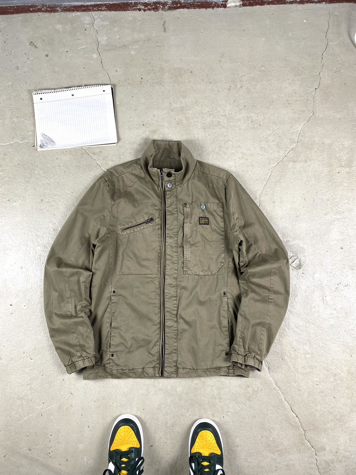 G-Star Vintage 90's G-Star Raw Jacket Military Pocket Archival Size US L / EU 52-54 / 3 - 1 Thumbnail
