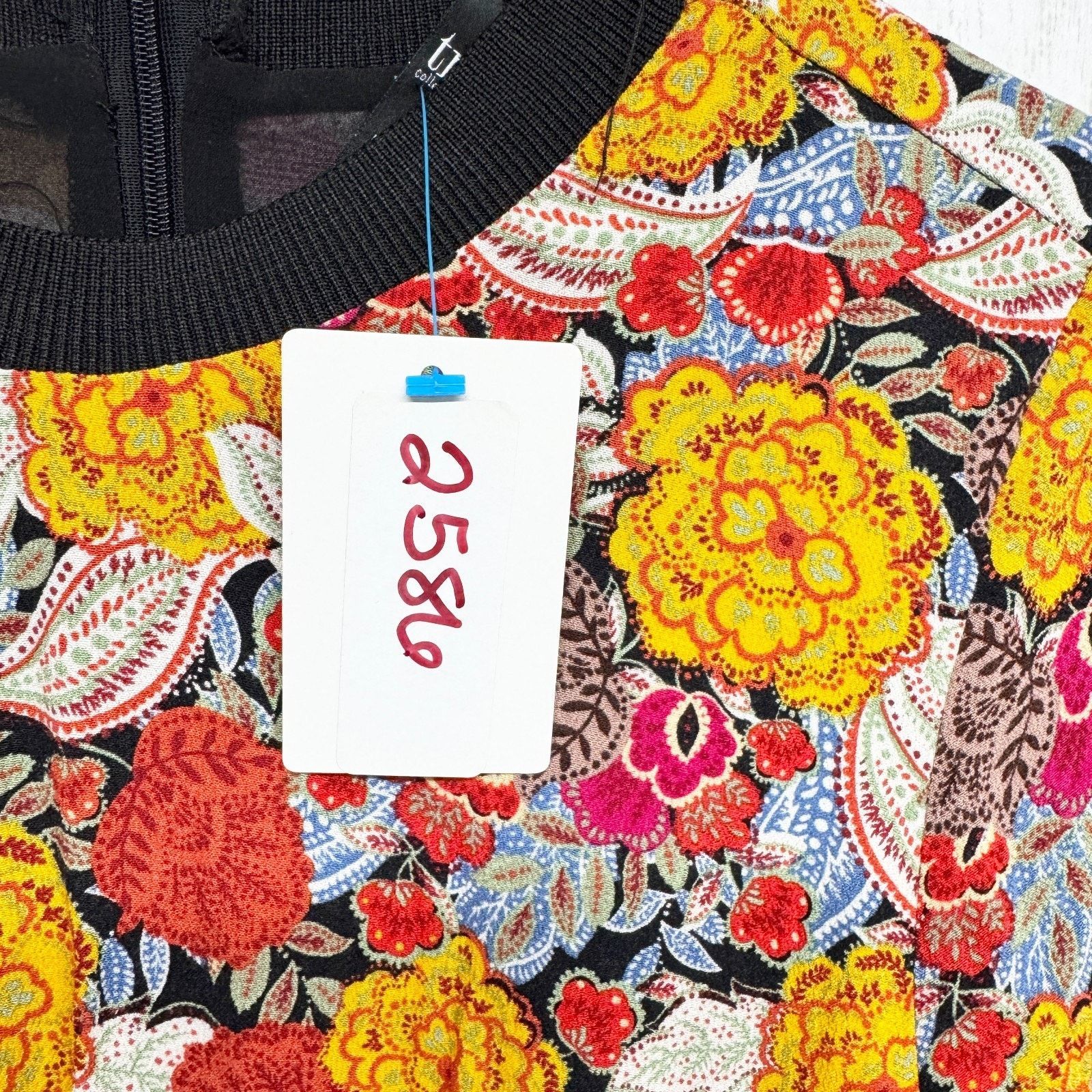Zara Zara Trafaluc Dress Medium Floral Pleated Long Sleeve Mini Size M / US 6-8 / IT 42-44 - 2 Thumbnail