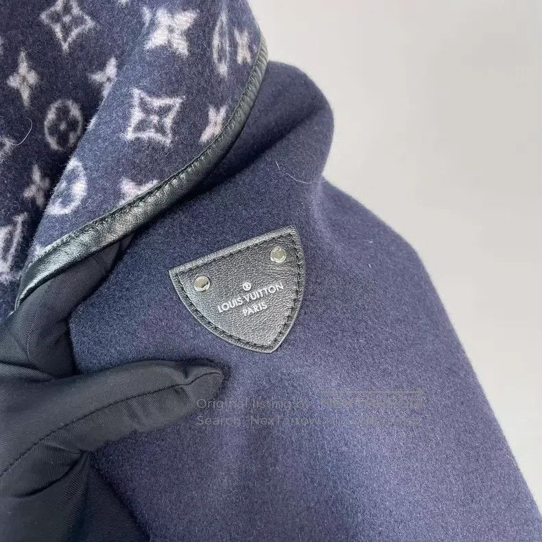 Louis Vuitton Louis Vuitton Dark blue presbyopic full-print bathrobe coa Size S / US 4 / IT 40 - 5 Thumbnail