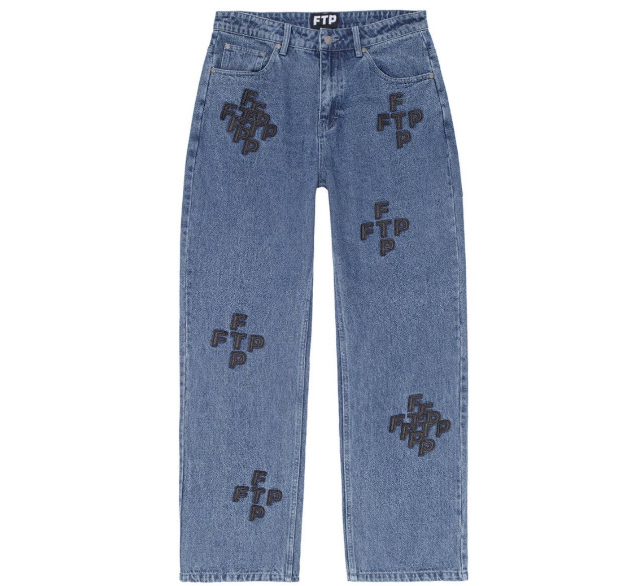 Fuck The Population FTP Cross Logo Denim Size US 36 / EU 52 - 1 Thumbnail