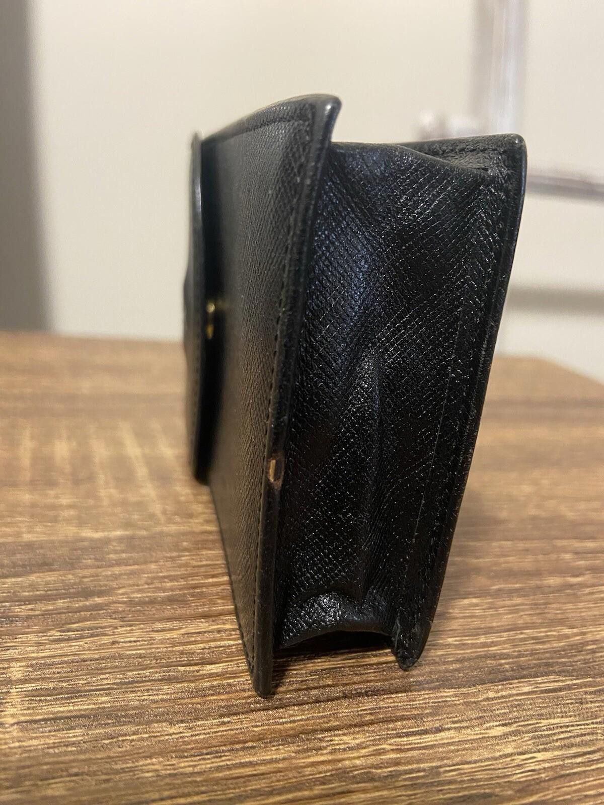 Saint Laurent Paris YSL black saffiano leather cigarette case + tie bar set of 2 Size ONE SIZE - 4 Thumbnail