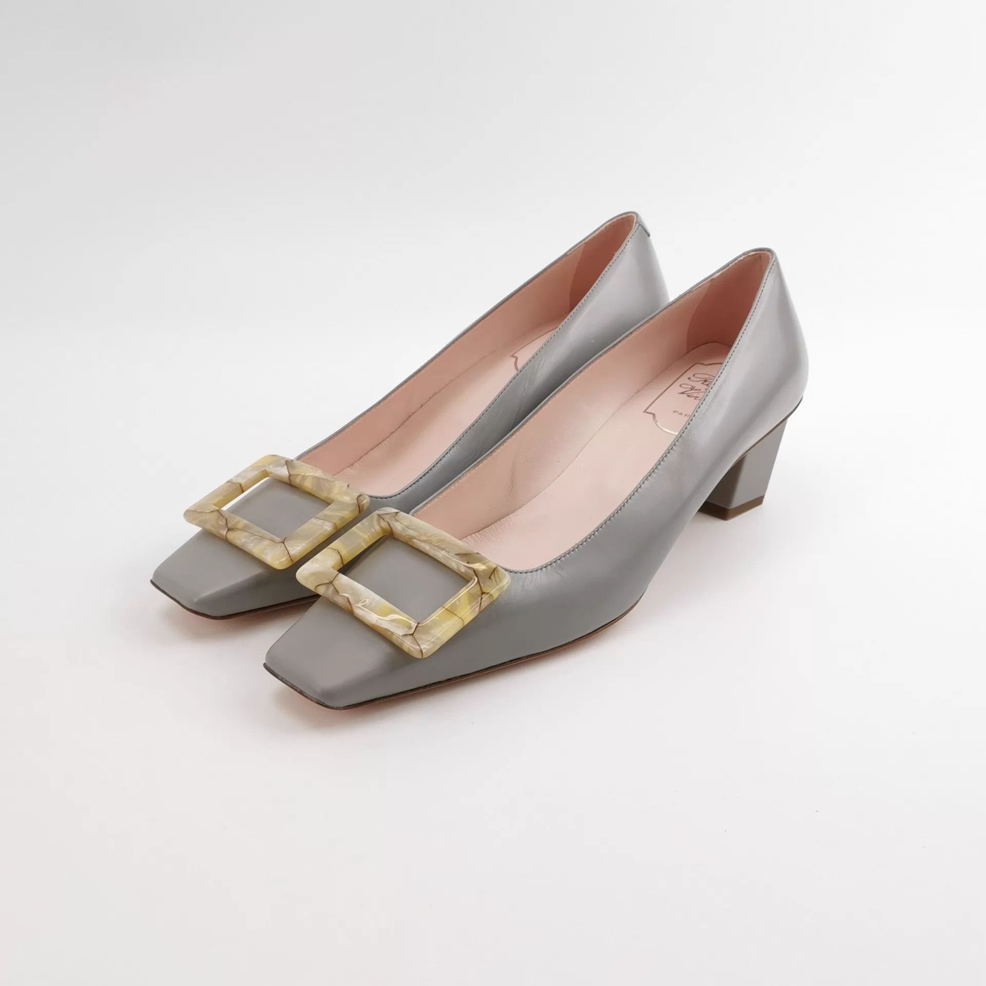 Roger Vivier Roger Vivier Block Heel Pumps 38.5 EU with Box Size US 8 / IT 38 - 1 Thumbnail