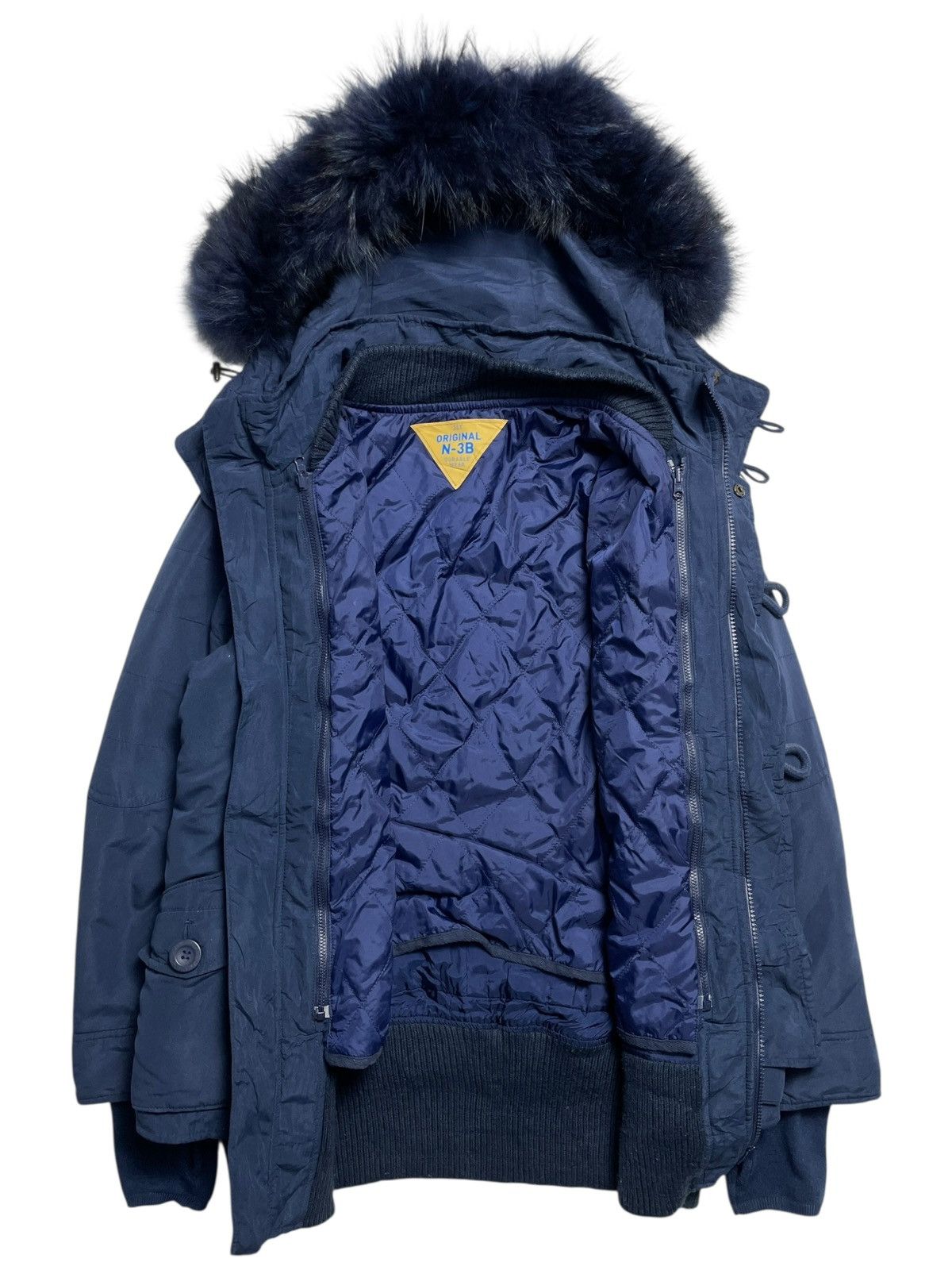 14th Addiction 2000’s Sly - Vkei Style Duffle Fur Jacket Size US M / EU 48-50 / 2 - 4 Thumbnail