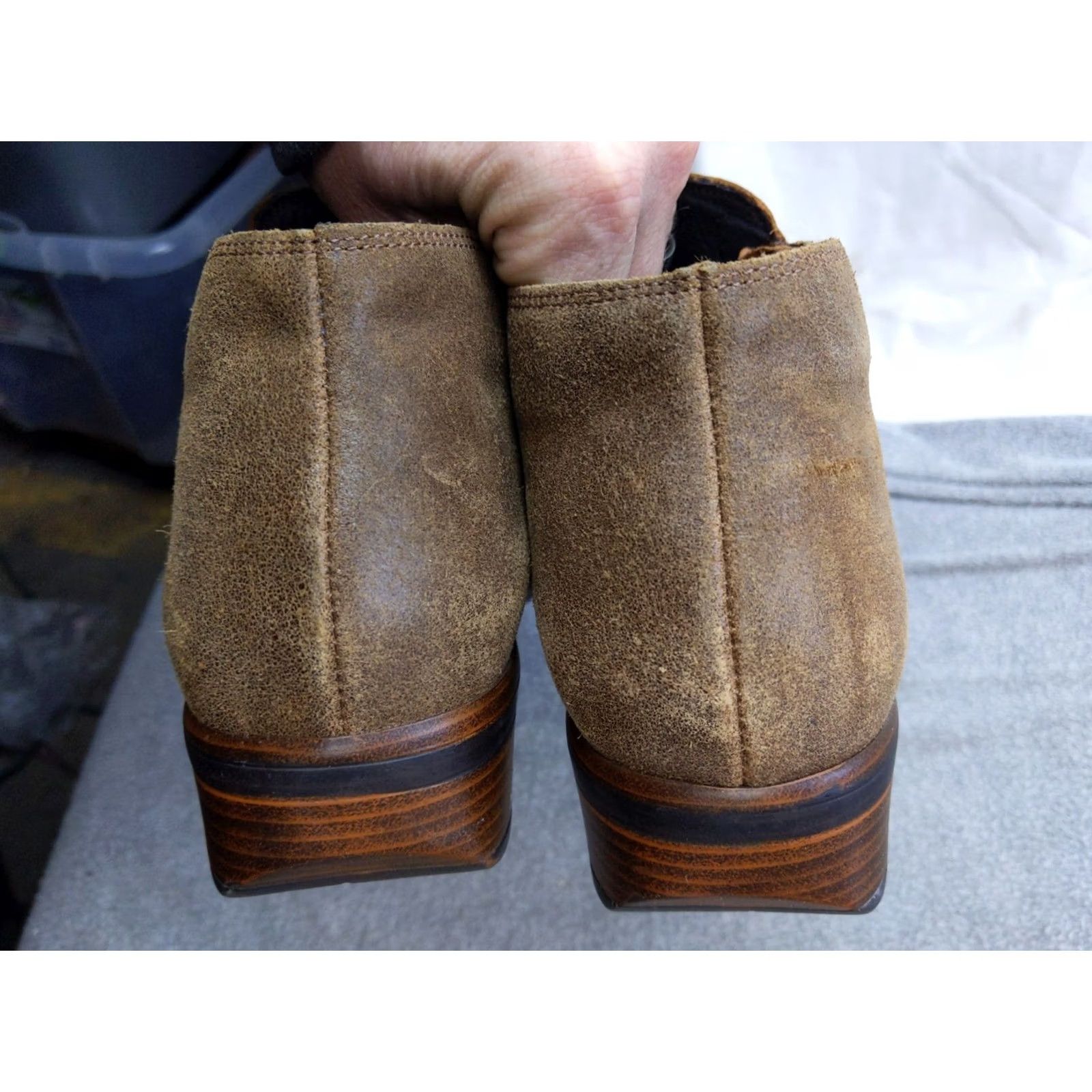 Vintage Naot Boots Womens Size 10 41 Brown Leather Ankle Side Zip Booties Comfort Casual Boots Womens Mens? Size US 10 / IT 40 - 3 Thumbnail