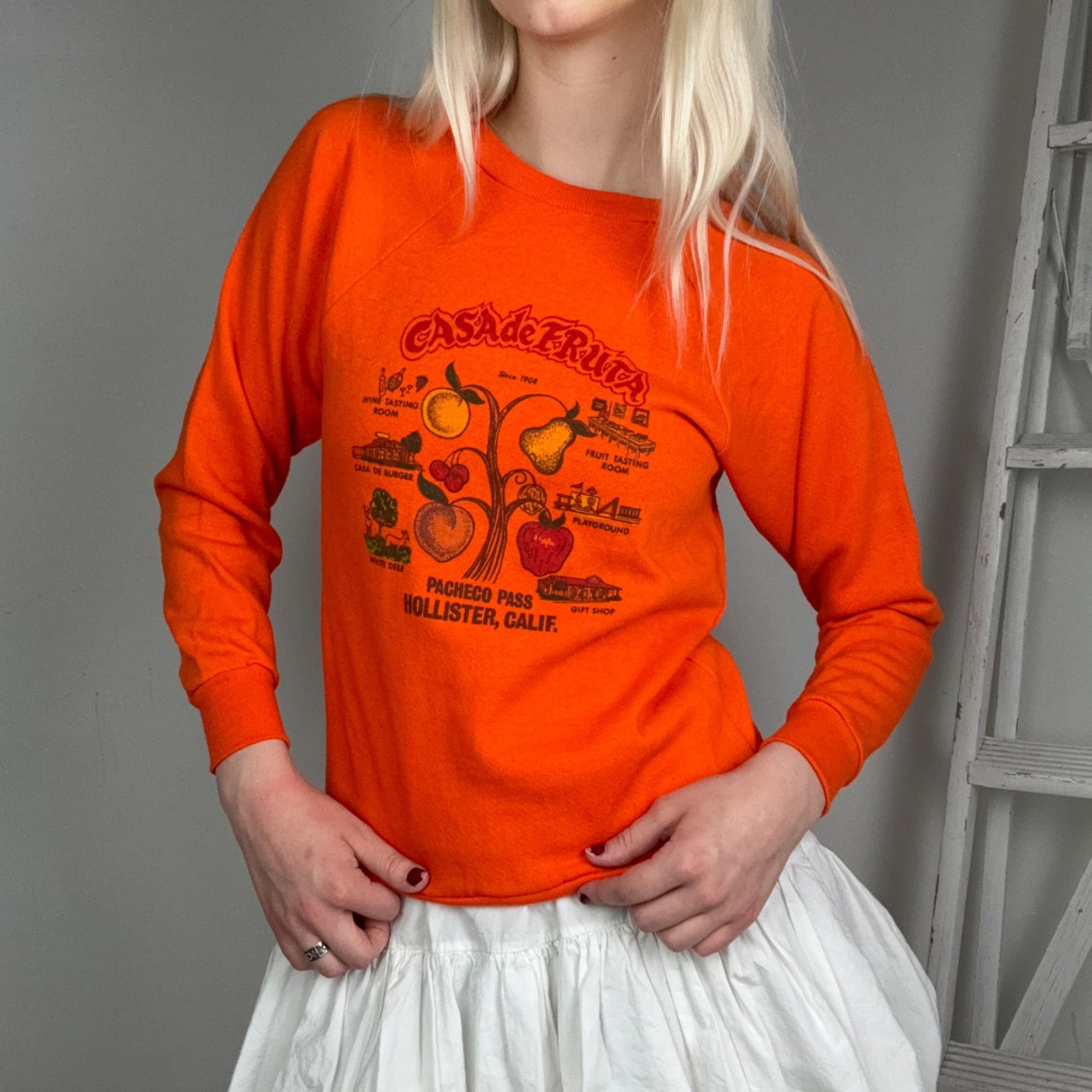 Vintage XS (W) - Vintage Casa de Fruta Orange Crew Neck Size XS / US 0-2 / IT 36-38 - 1 Thumbnail
