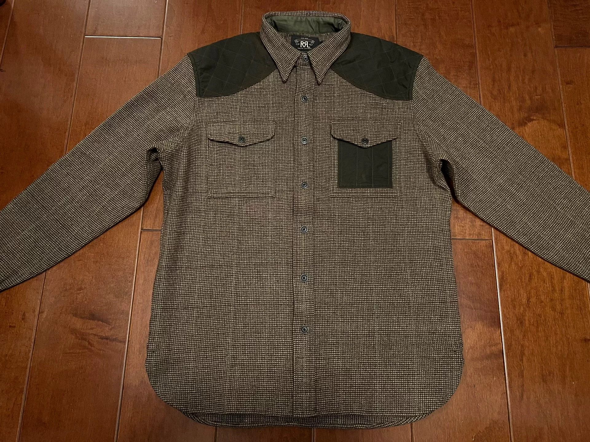 RRL Ralph Lauren RRL Workwear Wool Flecked Shirt Coat Size US M / EU 48-50 / 2 - 1 Thumbnail