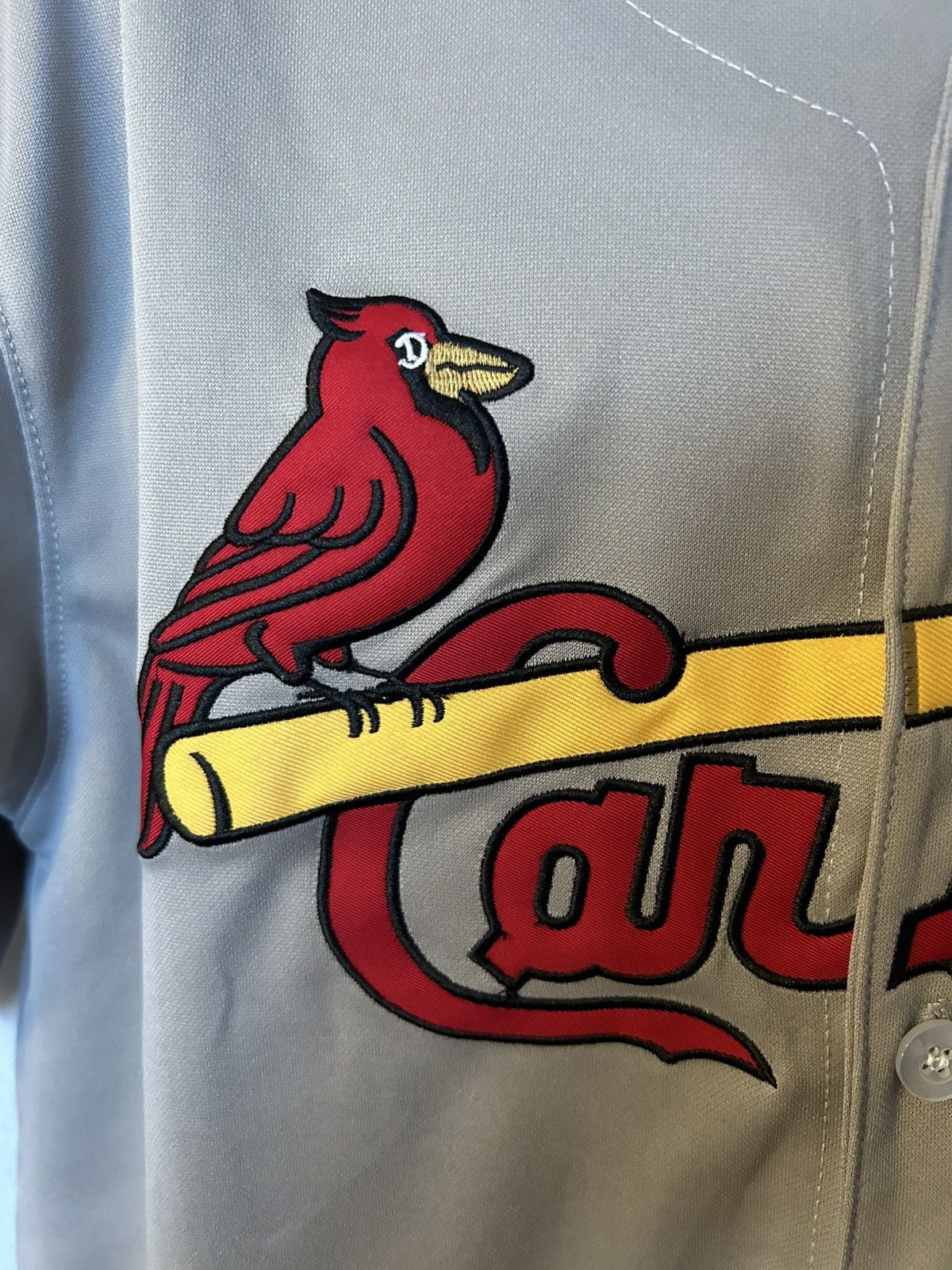 Majestic Tee: Vintage? st louis cardinals #4 molina jersey sz 50 Size US M / EU 48-50 / 2 - 4 Thumbnail