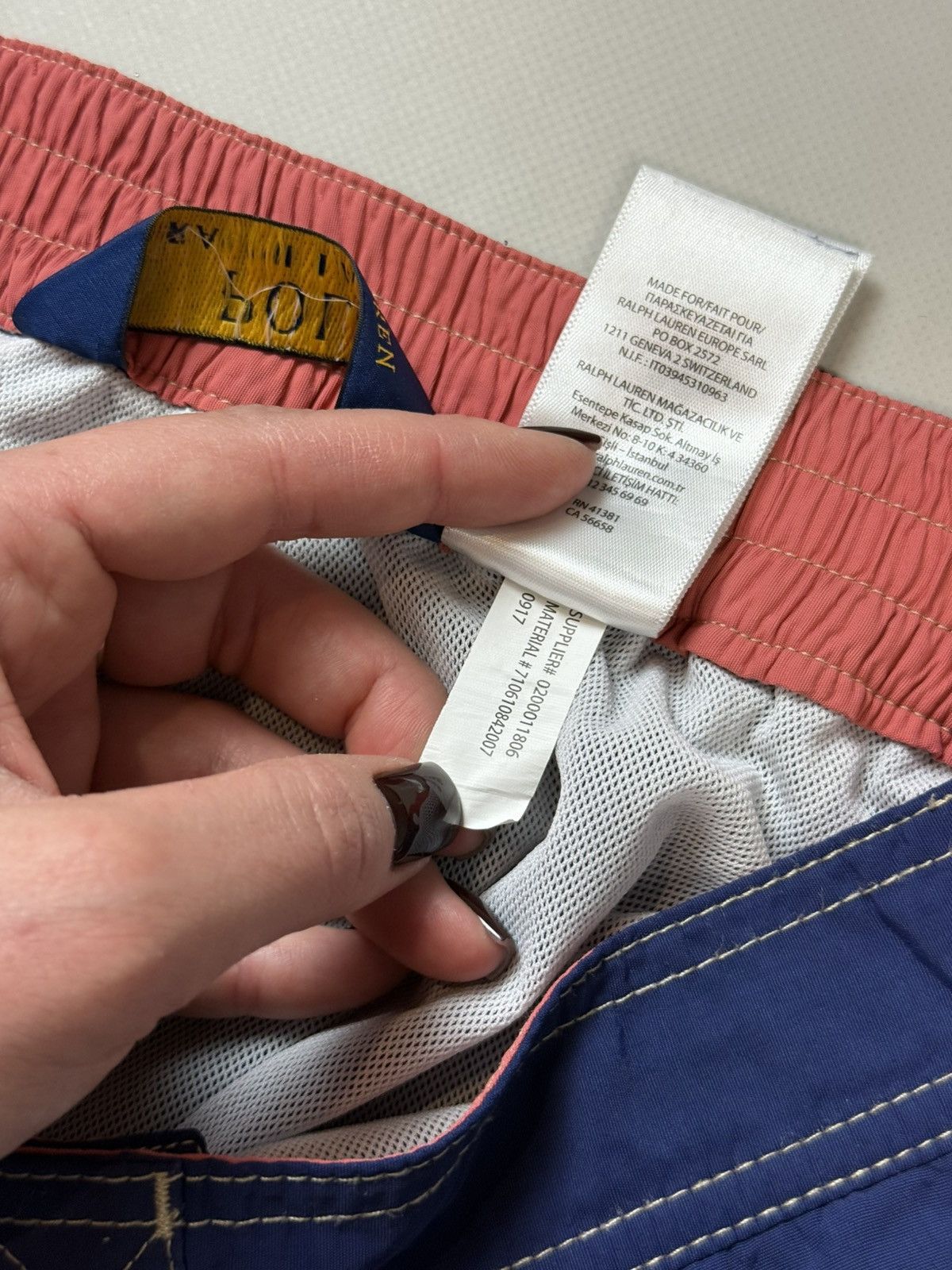 Polo Ralph Lauren Polo Ralph Lauren Nylon Cargo Pocket Beach Swimming Shorts Size US 30 / EU 46 - 17 Thumbnail