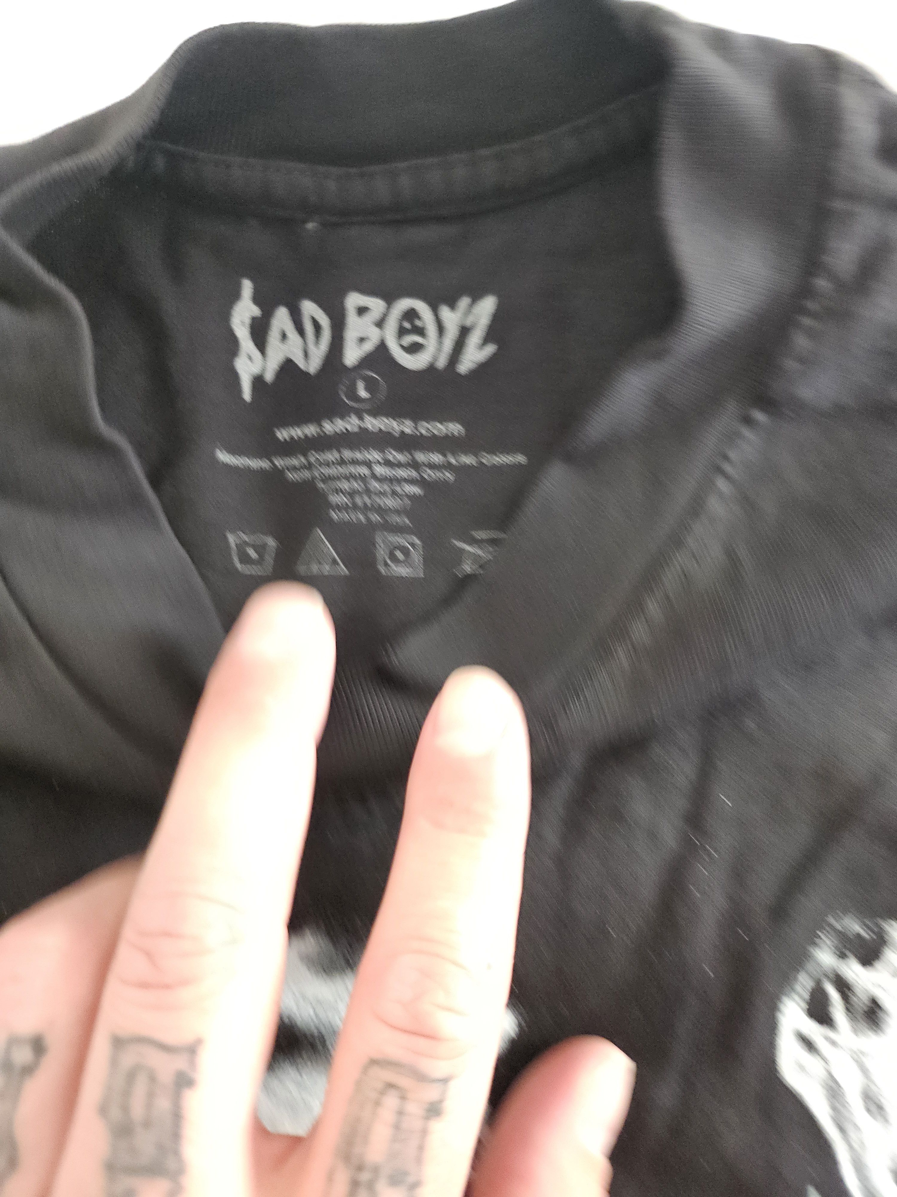 Sad Boys SadBoyz Skull T-Shirt Large 🔥 Size US L / EU 52-54 / 3 - 2 Thumbnail
