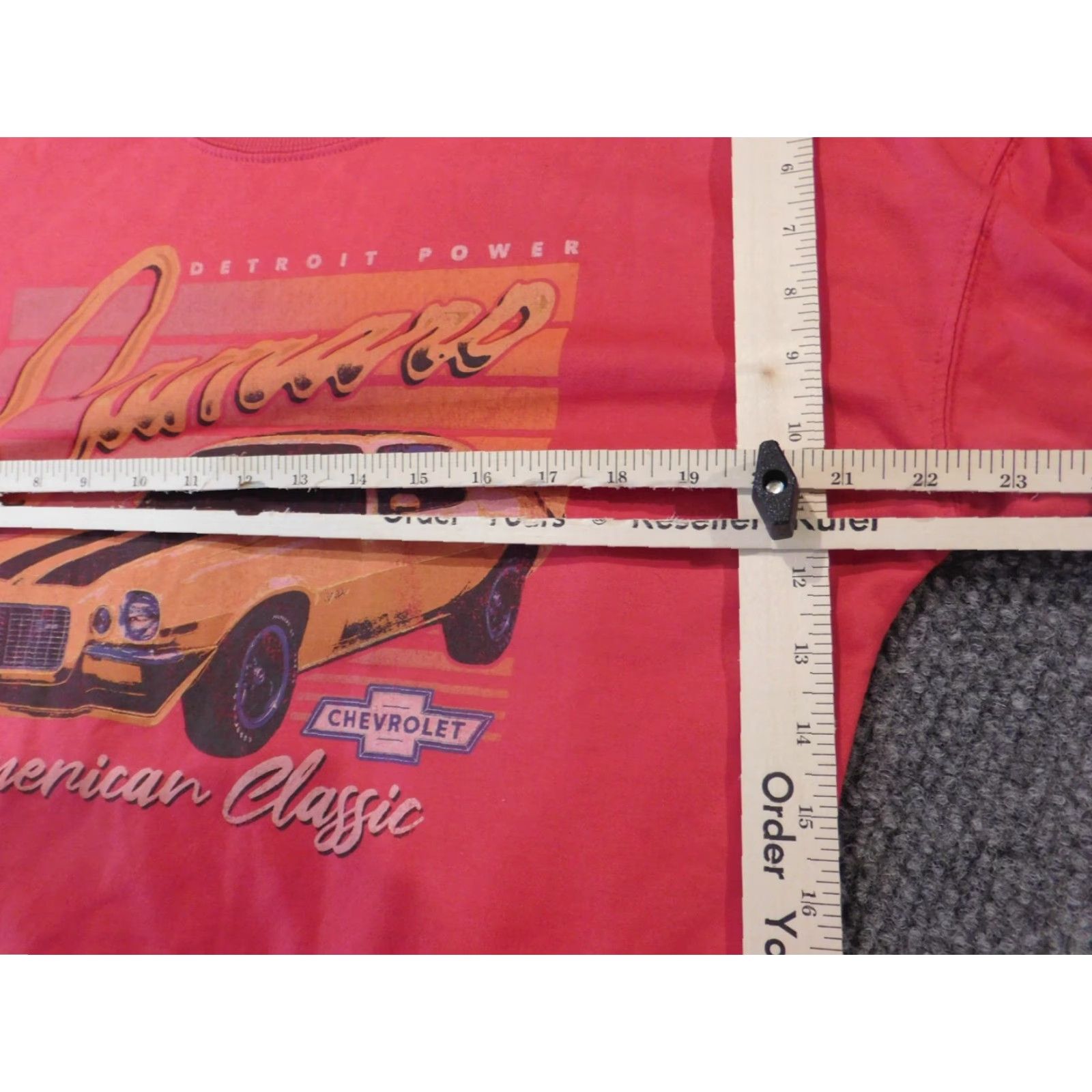 Vintage GM General Motors Womens Sweater Medium Red Chevrolet Camaro Crewneck Pullover Size M / US 6-8 / IT 42-44 - 6 Thumbnail
