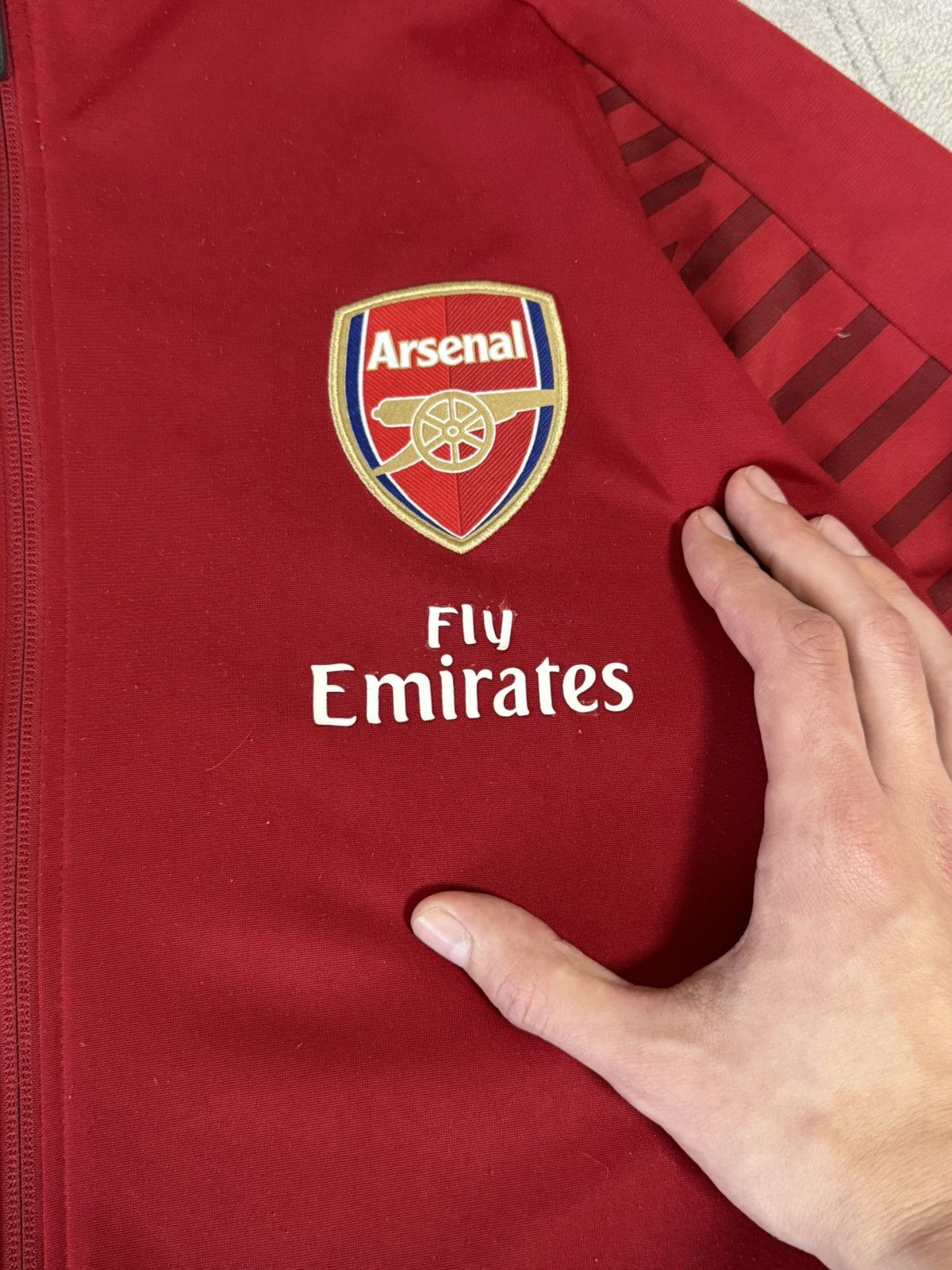 Puma × Vintage Puma Arsenal F. C. zip jacket hoodie soccer jersey size XL Size US XL / EU 56 / 4 - 17 Thumbnail