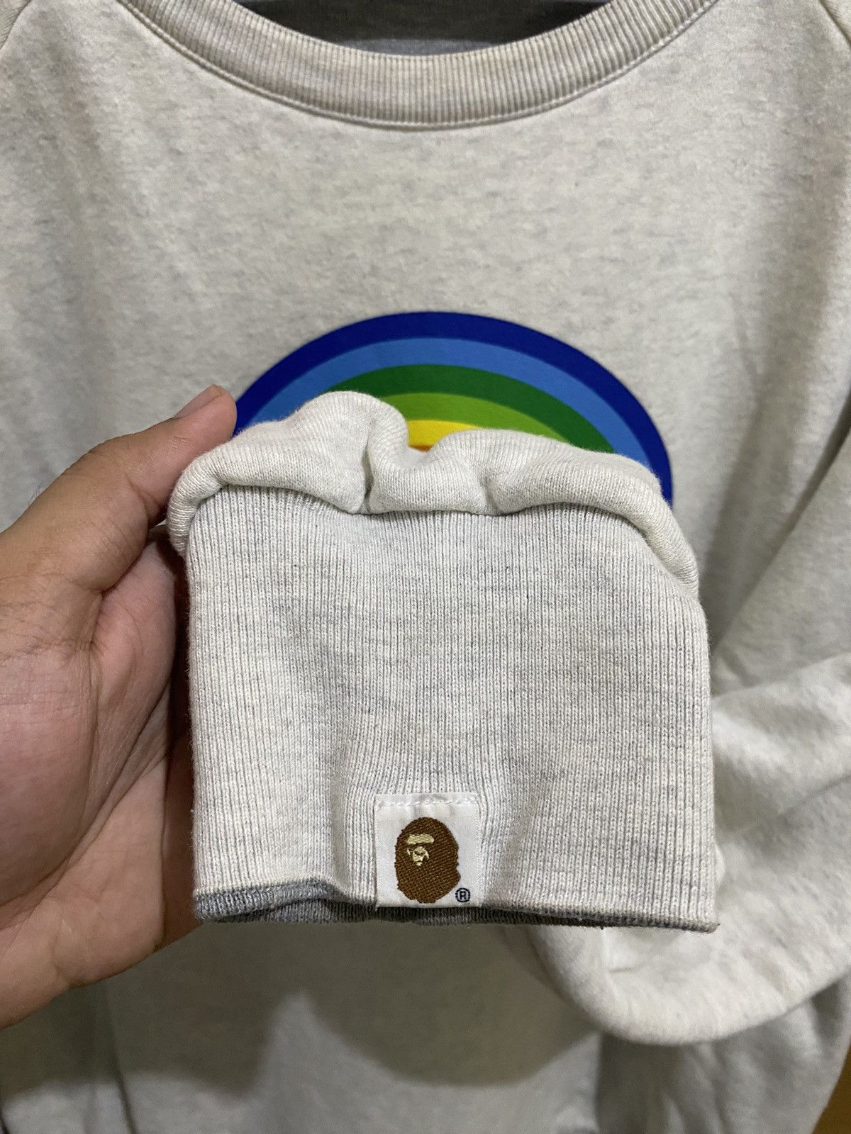 Bape × Vintage Bape Reversible Crewneck Size US L / EU 52-54 / 3 - 9 Thumbnail