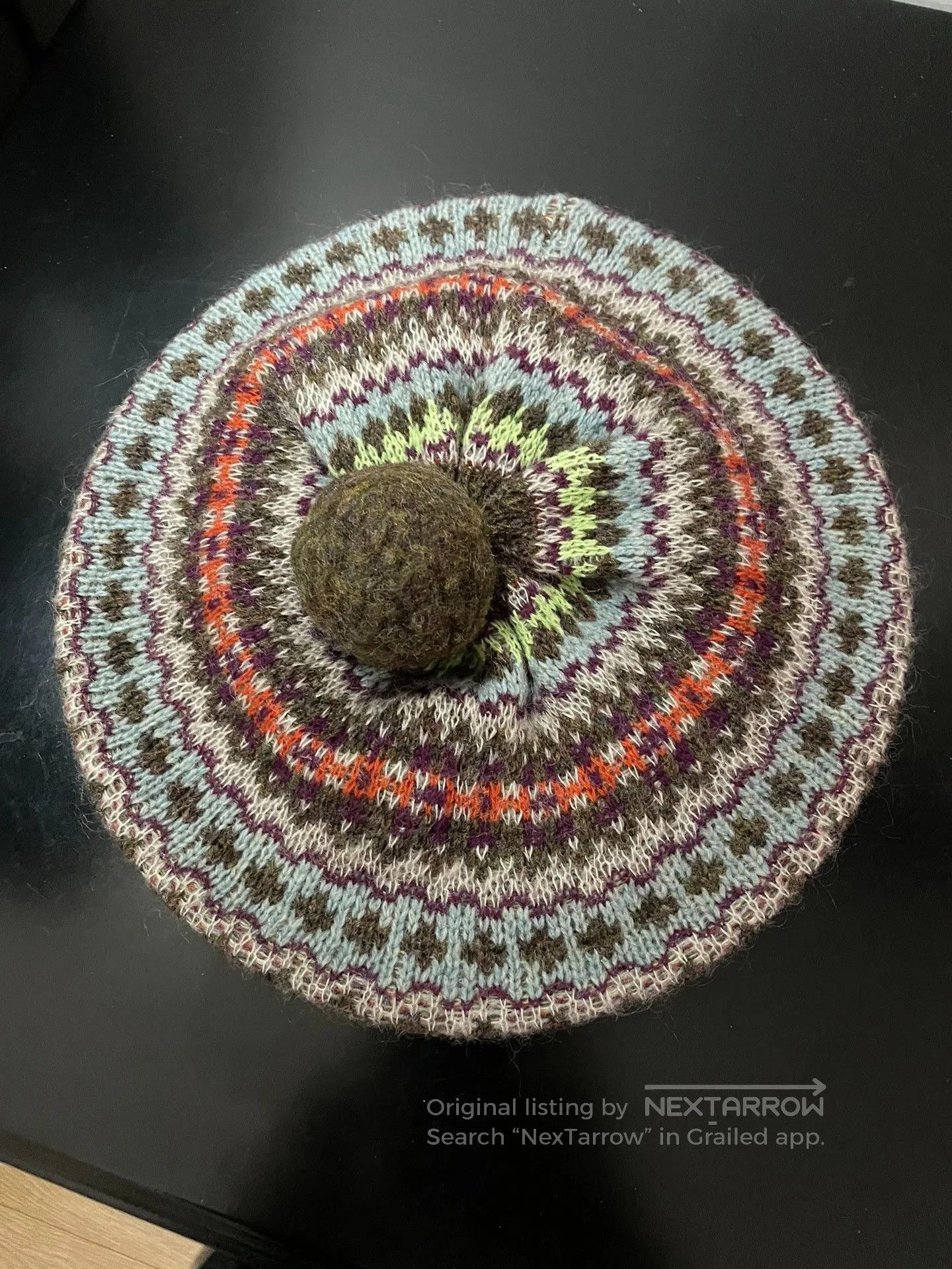 Kapital Kapital Ethnic Knit Dome Cap. Size ONE SIZE - 2 Thumbnail