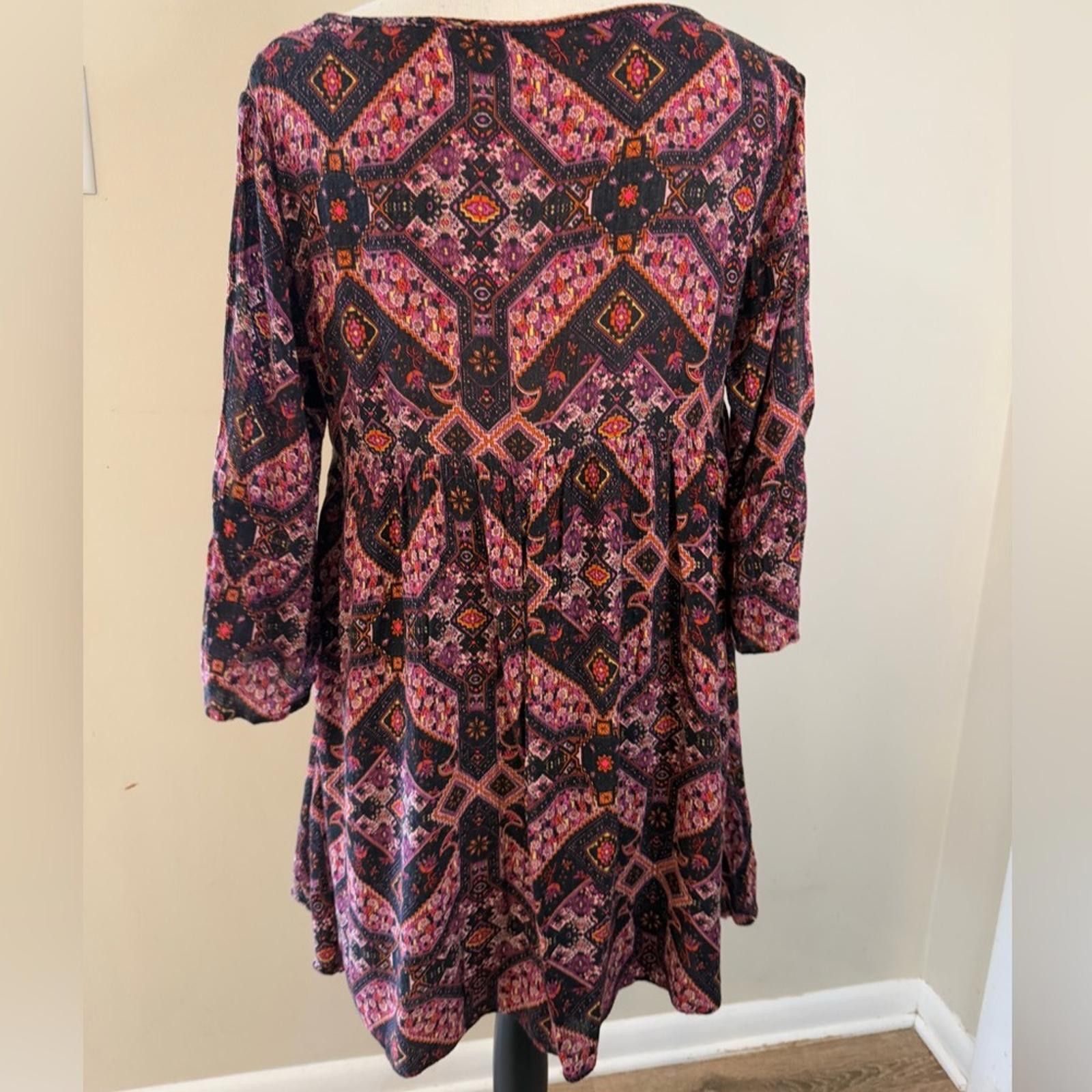 Other Mi Ami boho floral mini dress SZ SM Size S / US 4 / IT 40 - 3 Thumbnail