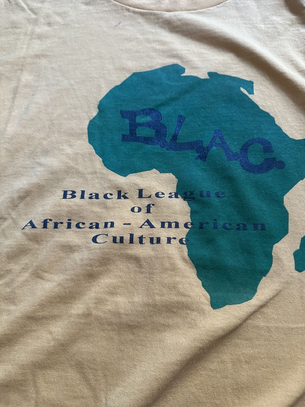 Vintage B.L.A.C league of African American culture shirt (3XL) Size US XXL / EU 58 / 5 - 2 Thumbnail