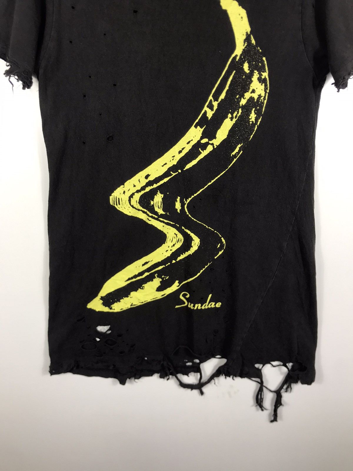 Japanese Brand ⚡️RNA inc Sundae Distressed Style Long Shirt Size M / US 6-8 / IT 42-44 - 6 Thumbnail