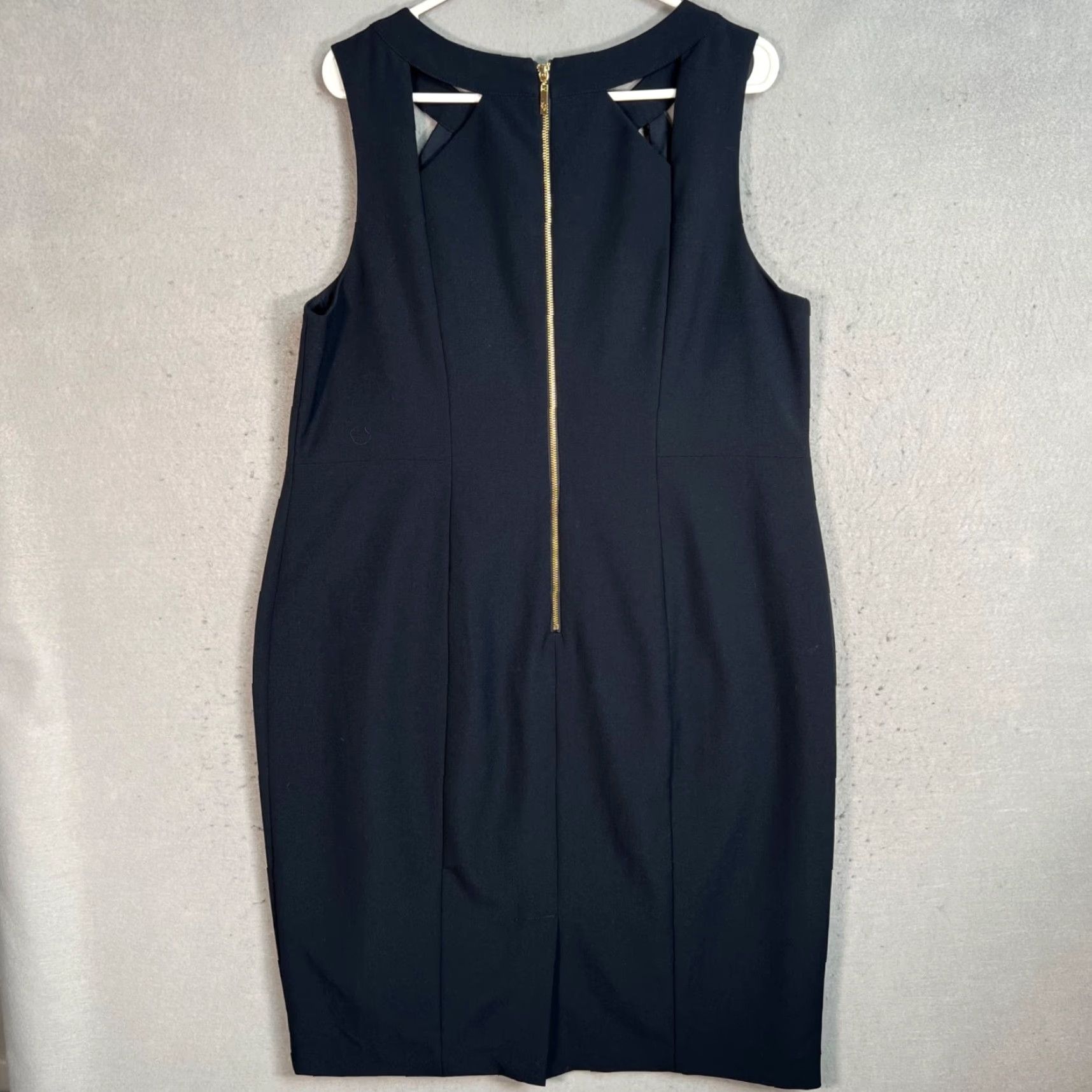 Vintage VINTAGE Eliza J Womens Sleeveless Black Sheath Dress 16W Size XXL / US 16-18 / IT 52-54 - 2 Thumbnail