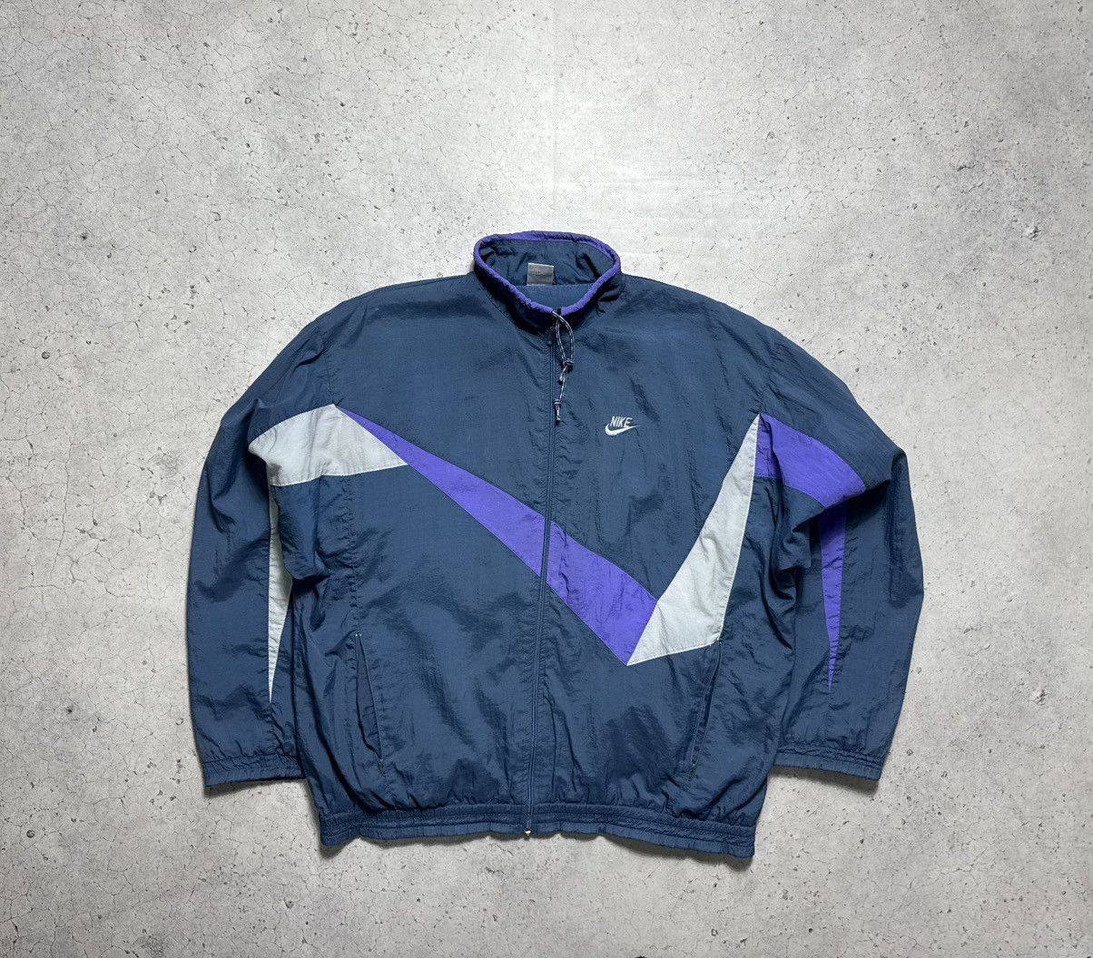Nike Nike Vintage 80’s Full Zip Nylon Jacket Size L Swoosh Size US L / EU 52-54 / 3 - 1 Thumbnail