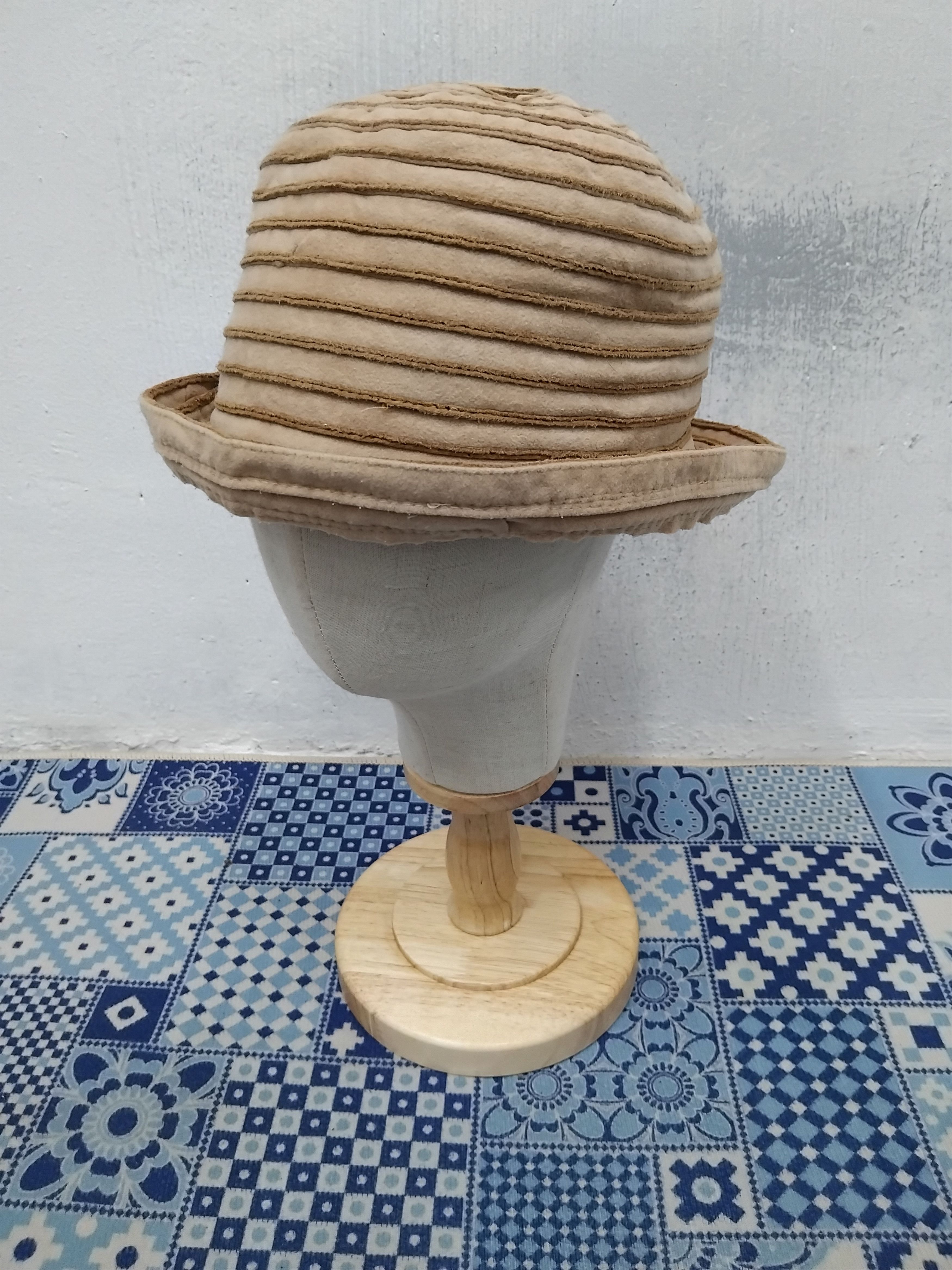 Japanese Brand Sherlock home style stripe hat Size ONE SIZE - 4 Thumbnail