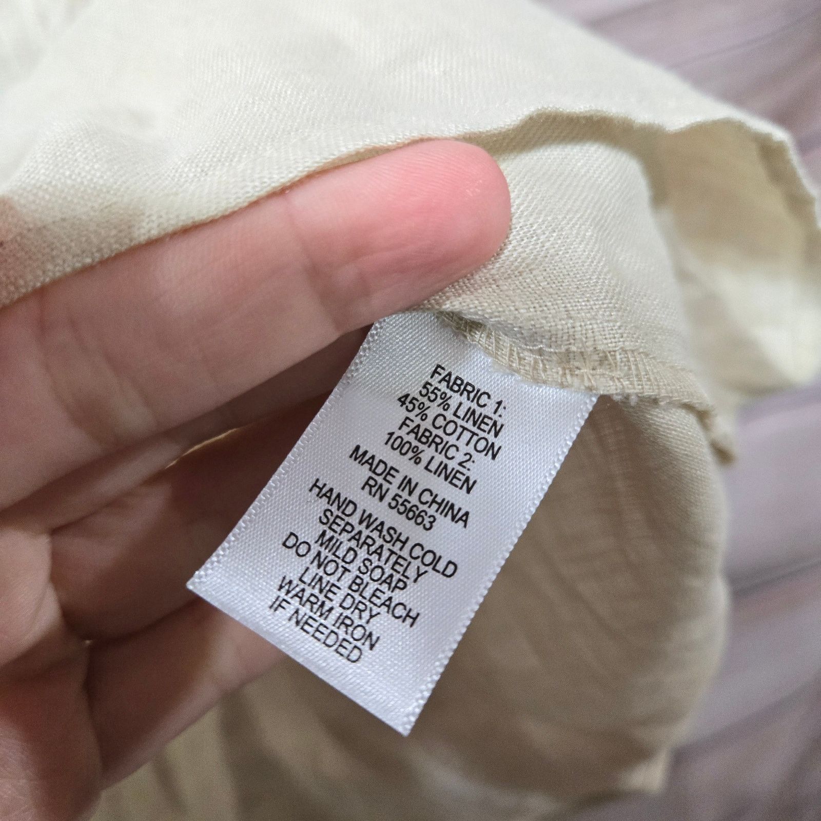 Other Cream Gauze Linen Peplum Blouse Size Small Size S / US 4 / IT 40 - 8 Thumbnail