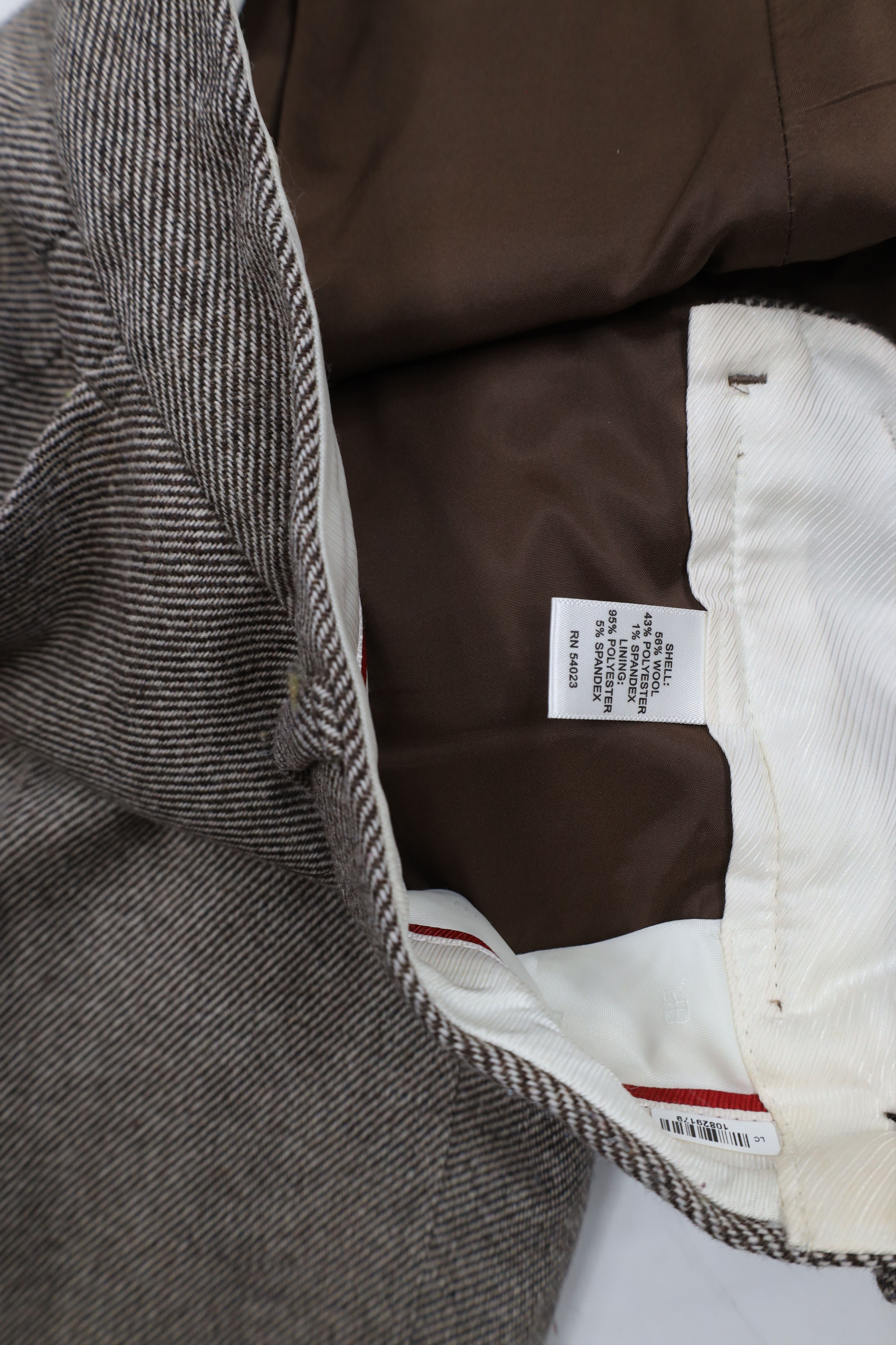 Banana Republic × Vintage Vintage Y2K Banana Republic Wool Blend Wide Leg Chino Pants Size 26" / US 2 / IT 38 - 9 Thumbnail