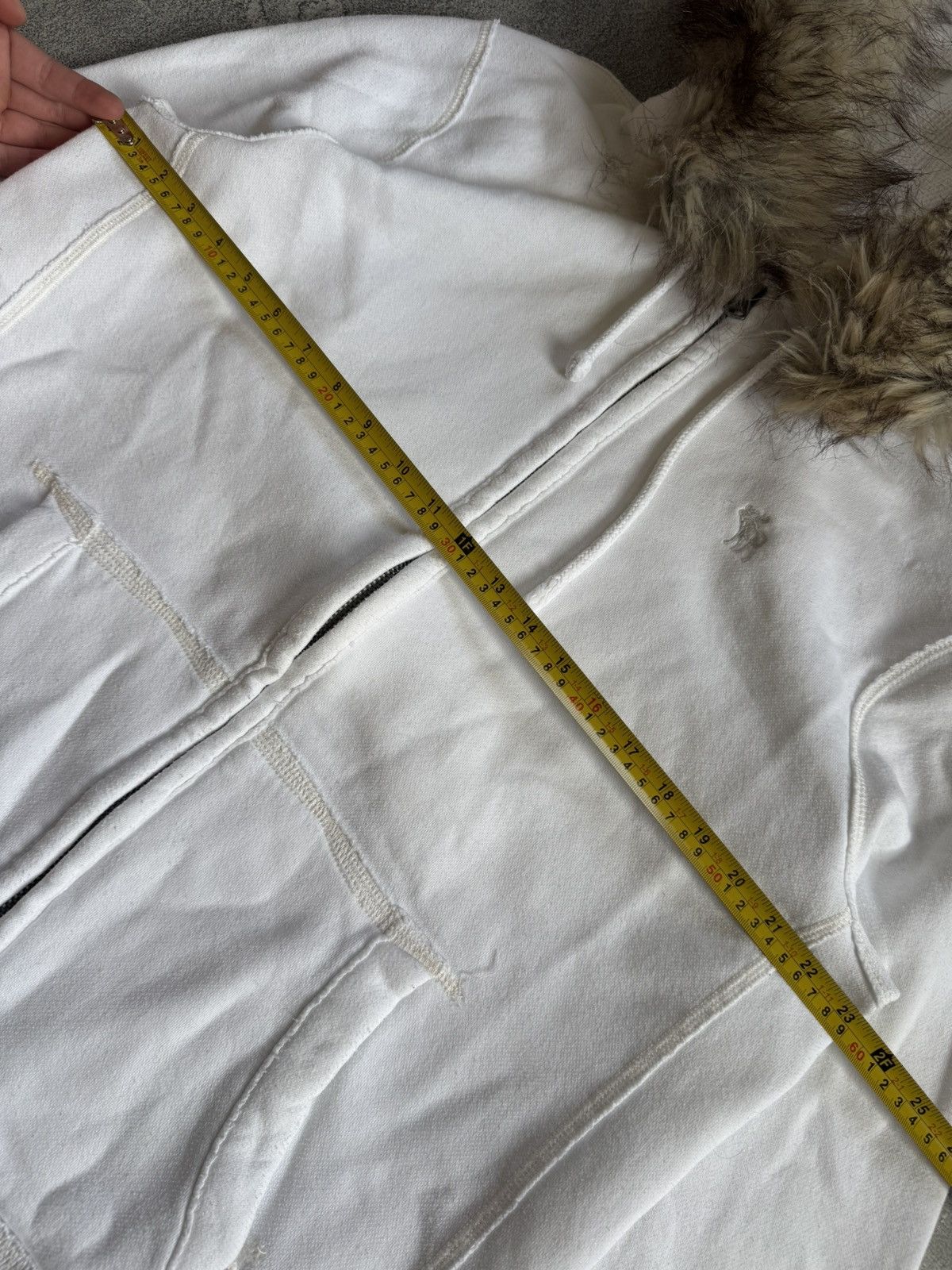 Abercrombie & Fitch Abercrombie & Fitch Y2K Fur Faux hoodie if six was nine LGB Size XL / US 12-14 / IT 48-50 - 18 Thumbnail