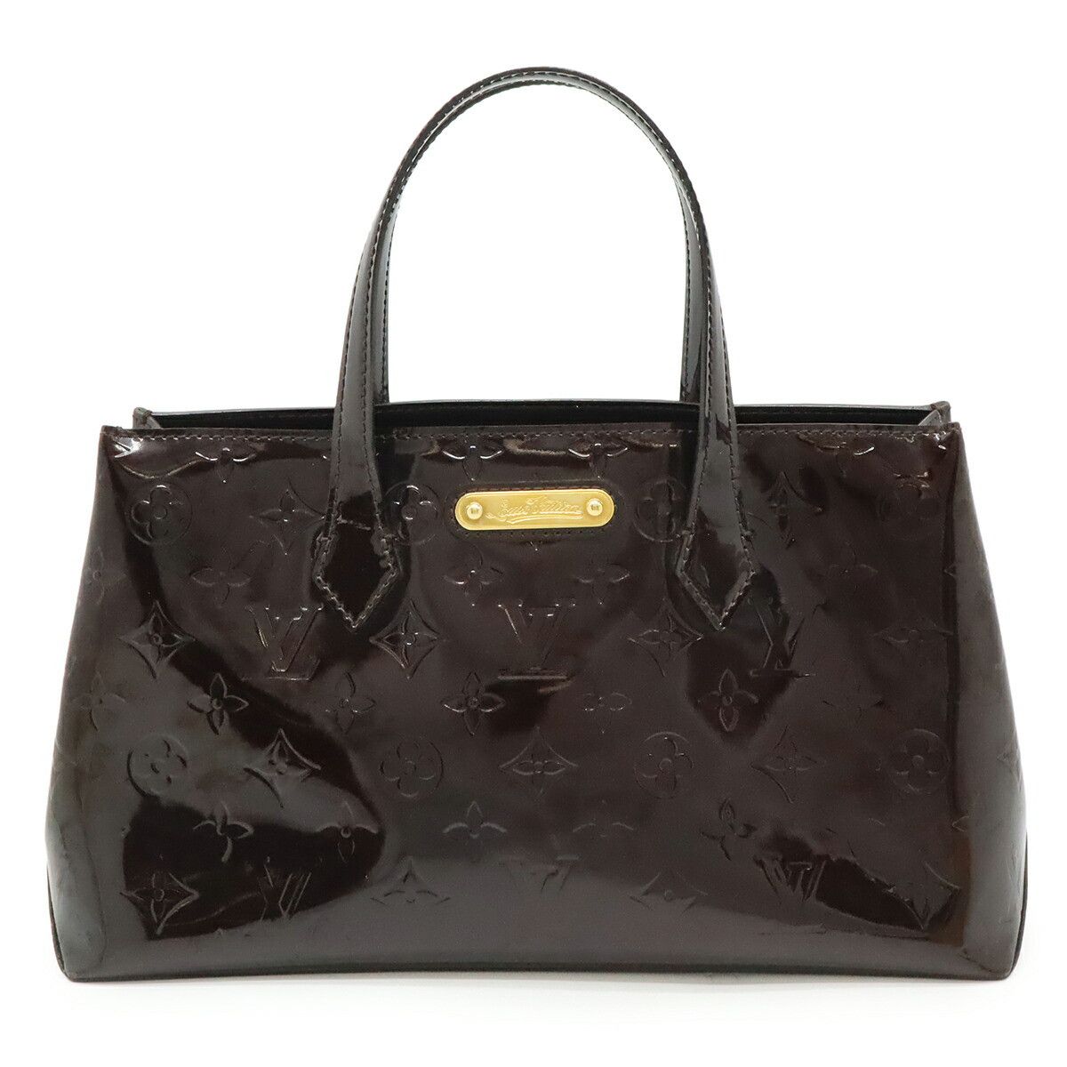 Louis Vuitton Louis Vuitton Louis Vuitton Wilshire PM Monogram Vernis Handbag Leather Tote Bag M93641 DUTY FREE for USA Size ONE SIZE - 1 Thumbnail