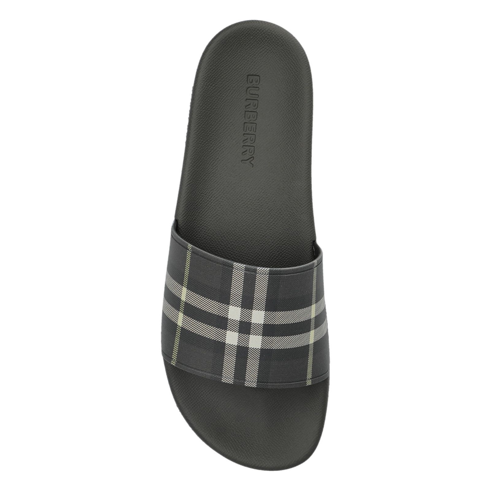 Burberry BURBERRY Thicket Green Check Rubber Flip Flops New & Authent Size US 7 / EU 40 - 4 Thumbnail
