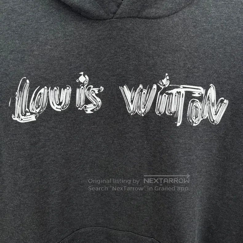 Louis Vuitton Louis Vuitton Graffiti logo hooded sweatshirt Size US M / EU 48-50 / 2 - 5 Thumbnail