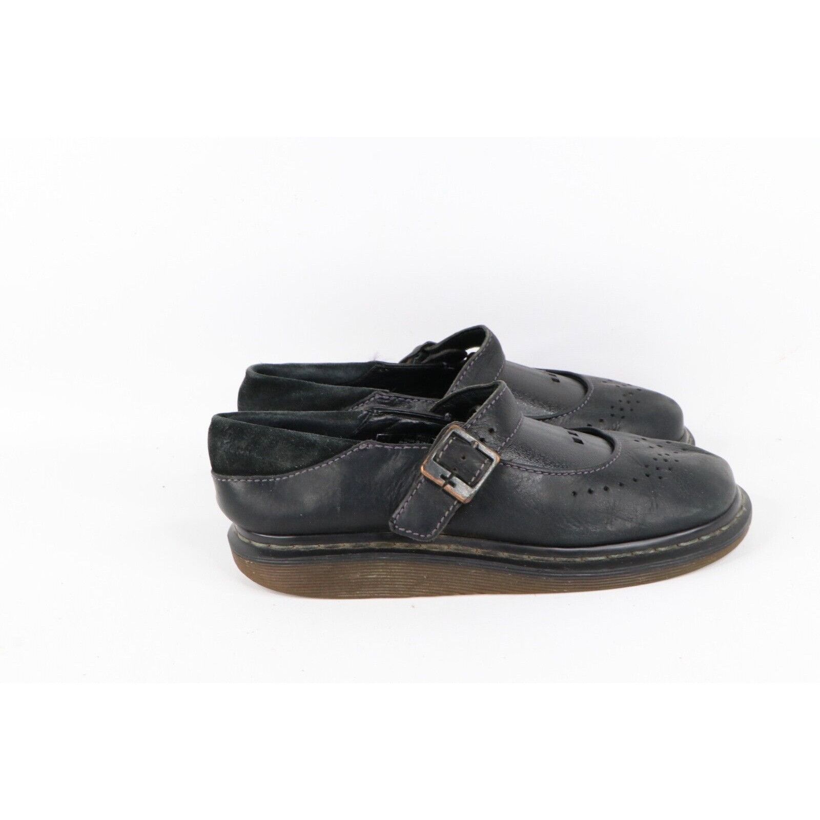 Dr. Martens × Vintage Vintage Dr Martens Chunky Platform Leather Mary Janes Shoes Size US 7 / IT 37 - 4 Thumbnail