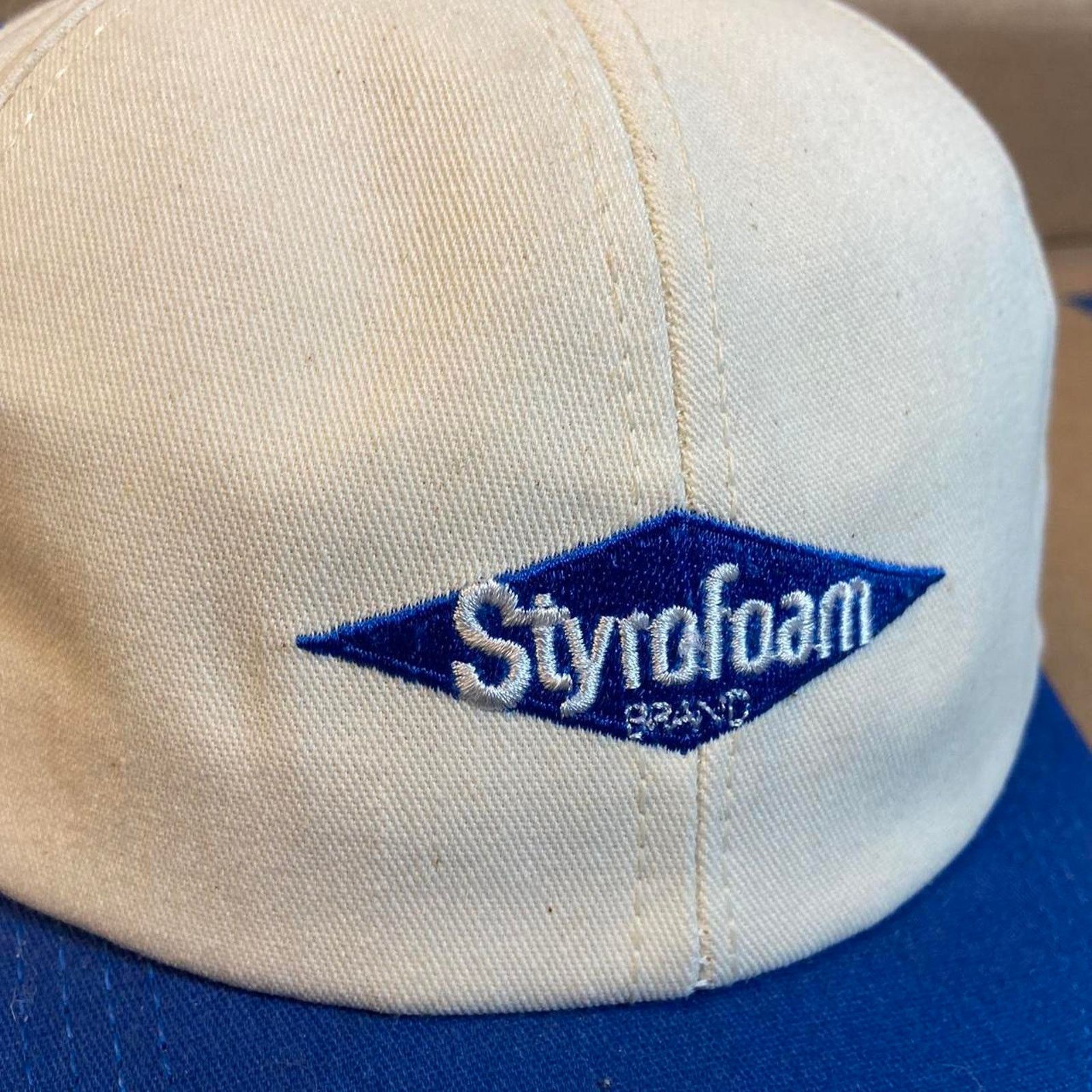 Starter 90s styrofoam hat leather strap Size 34 - 3 Thumbnail