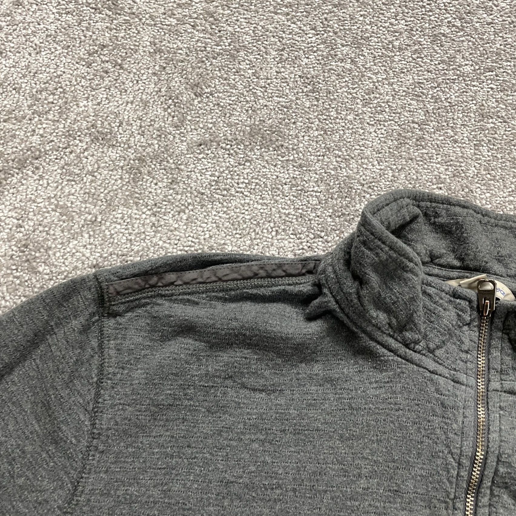 Calvin Klein VINTAGE Calvin Klein Jeans Men's Sweatshirt 1/4 Zip Pullover XL Gray Cotton Mock Neck Casual Active Size US XL / EU 56 / 4 - 4 Thumbnail