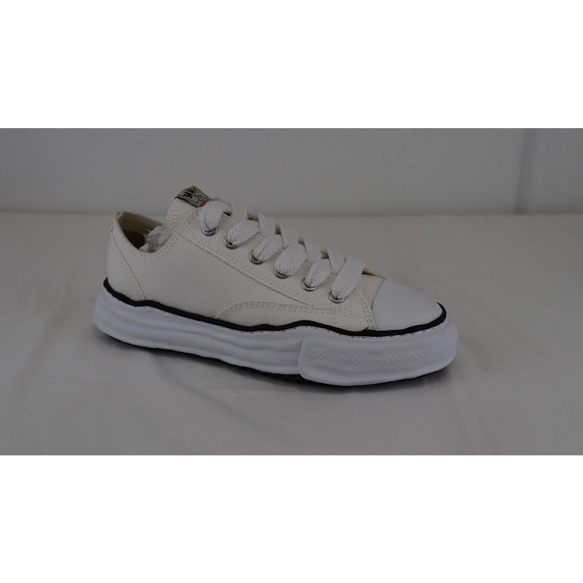 Maison MIHARA YASUHIRO o1rshd1 OG Sole Canvas Low-top Sneaker in Beige/White Size US 8 / EU 41 - 4 Thumbnail