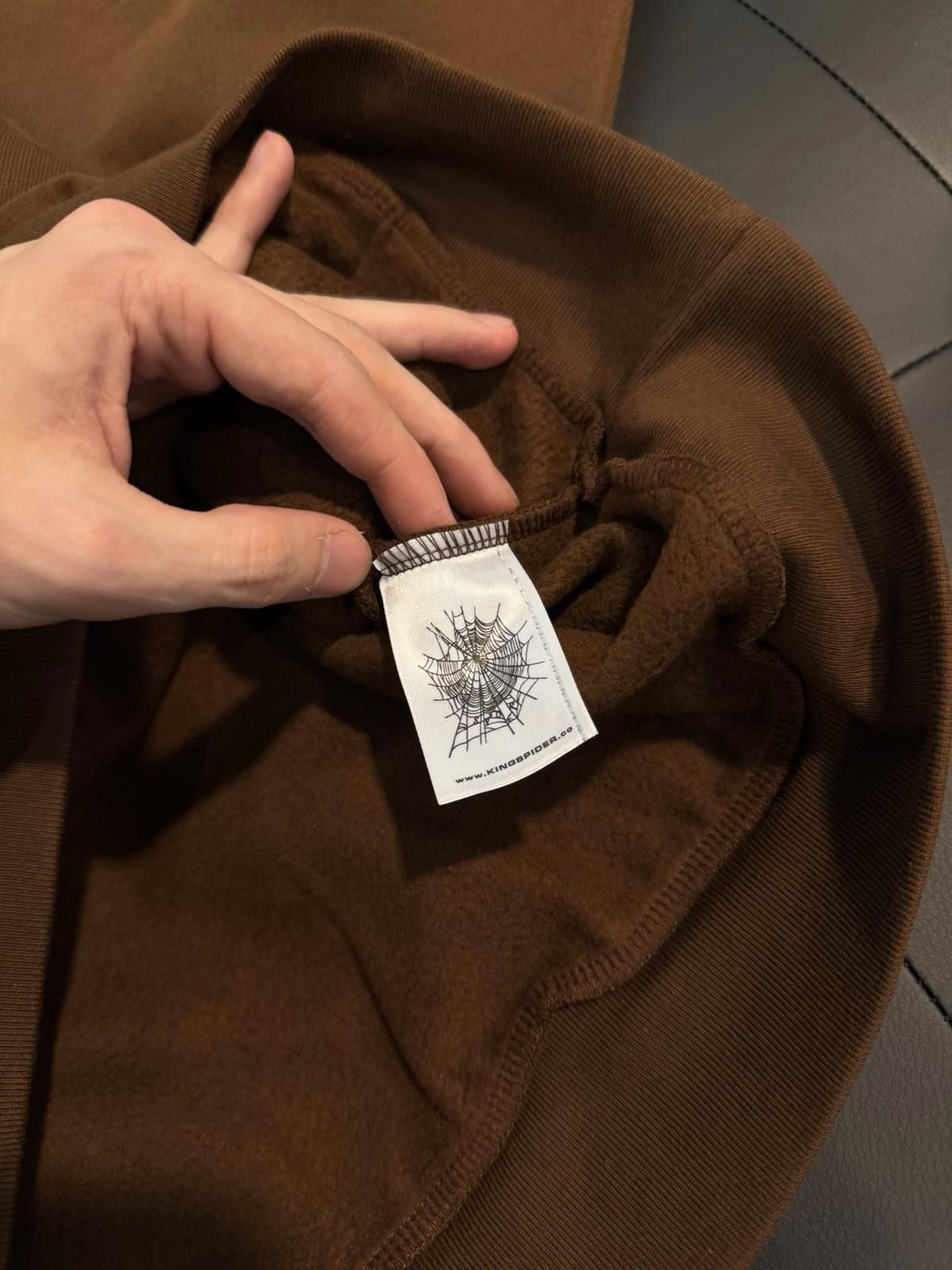 Sp5der Sp5der Worldwide Brown Crystal Hoodie Size (XL) (NEW) Size US XL / EU 56 / 4 - 9 Thumbnail