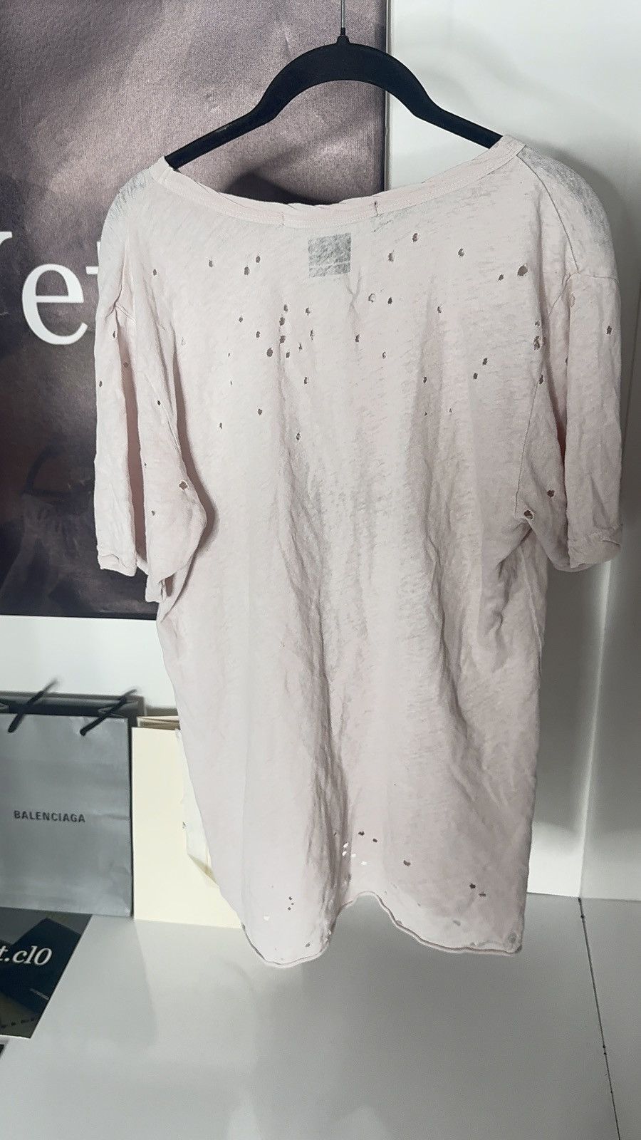 Ksubi ✅ Ksubi Vintage Stay Human White Distressed T-Shirt Size US M / EU 48-50 / 2 - 7 Thumbnail