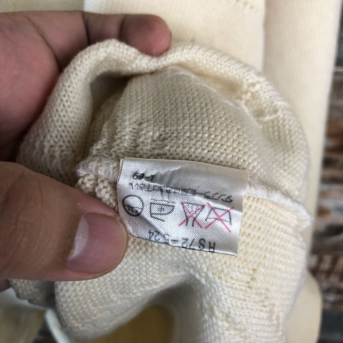 Lancel Lancel Paris vintage Cream Knitwear #A1833 Size US M / EU 48-50 / 2 - 11 Thumbnail