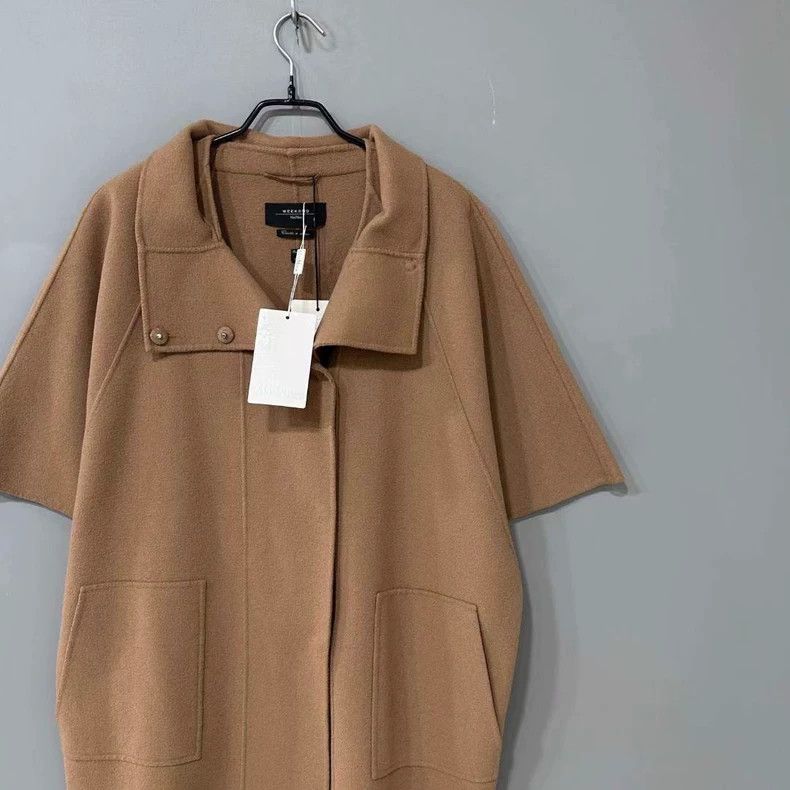 Max Mara Max Mara Brown wool cloak Size M / US 6-8 / IT 42-44 - 2 Thumbnail
