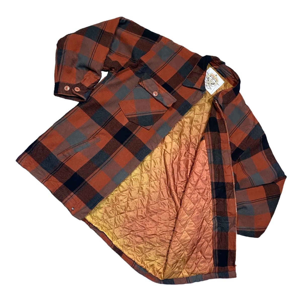Japanese Brand × Vintage Vintage Active Scene Street Surf Flannel Jacket Size US M / EU 48-50 / 2 - 3 Thumbnail