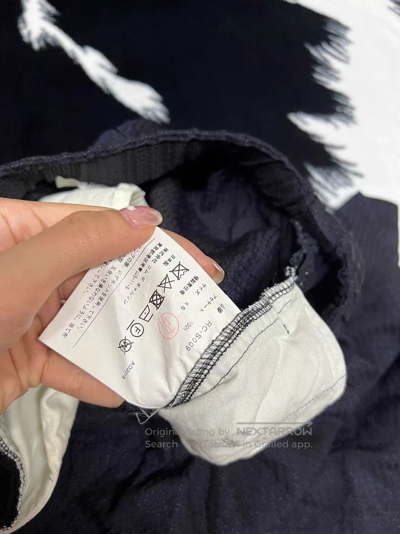 Comme des Garcons Comme Des Garcons size XS Double-Layered Deep Blue Oversiz Size 23" - 5 Thumbnail